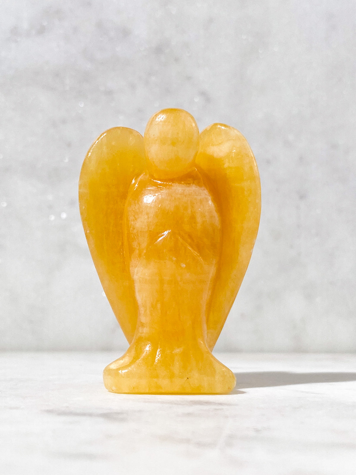 Orange Calcit Engel