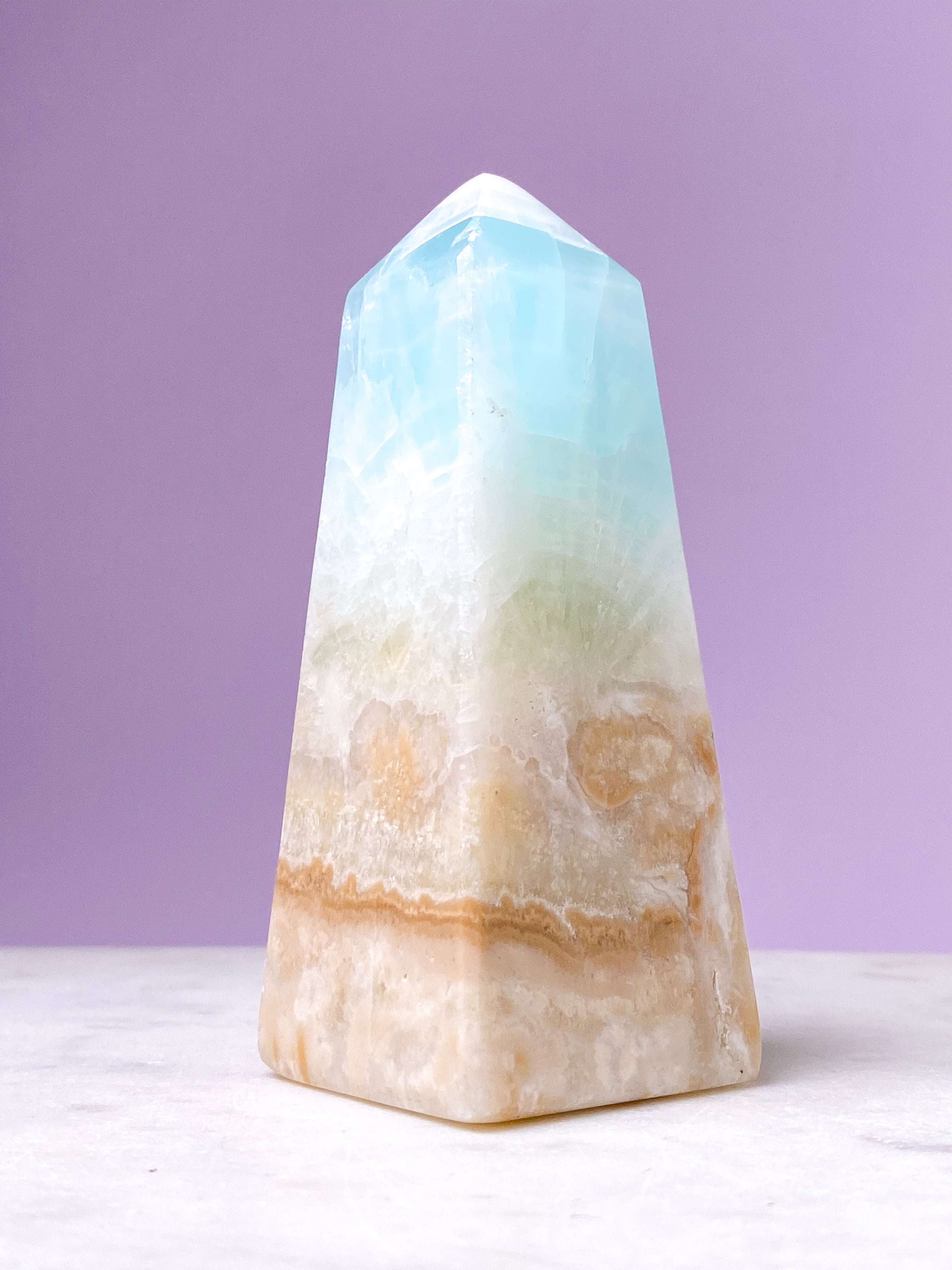 Karibien Calcit Palmstone (nr 1)