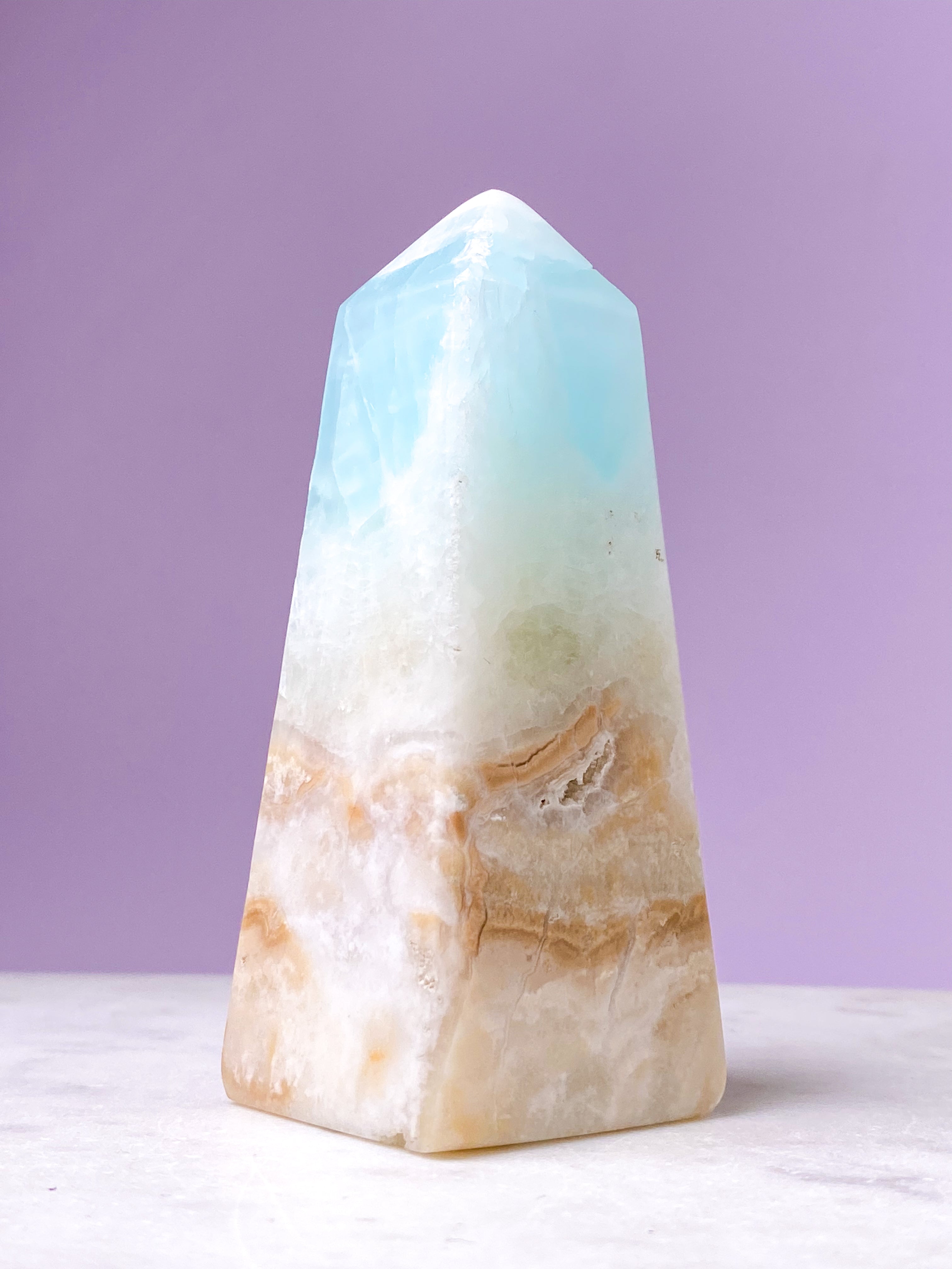 Karibien Calcit Palmstone (nr 1)