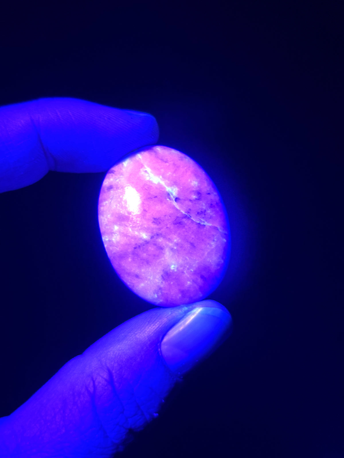 Hackmanit Palmstone (Nr. 10) - UV Reaktiv