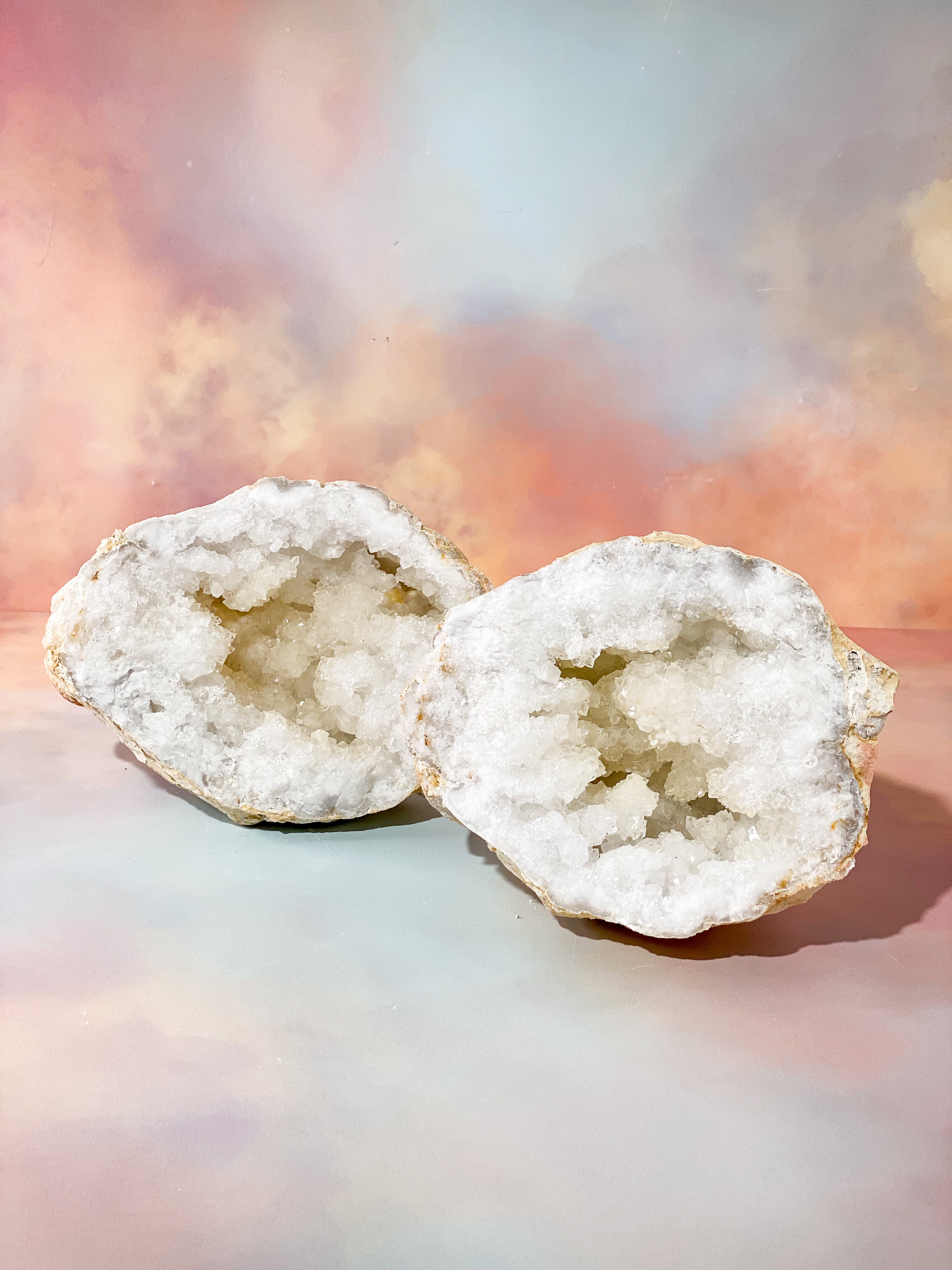 XL Bjergkrystal Geode Sæt - 5,4 kg (Nr. 10)