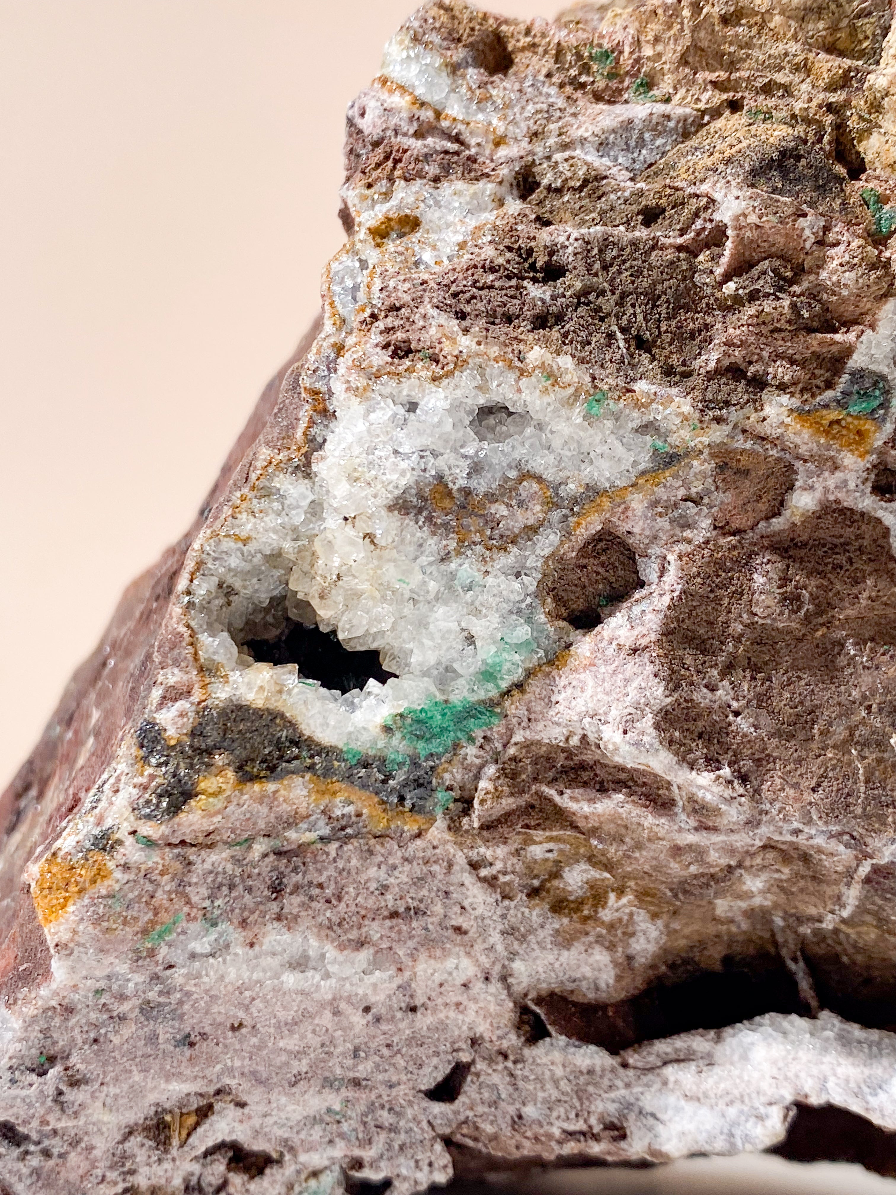 Stor klot malakitkluster (nr. 37)