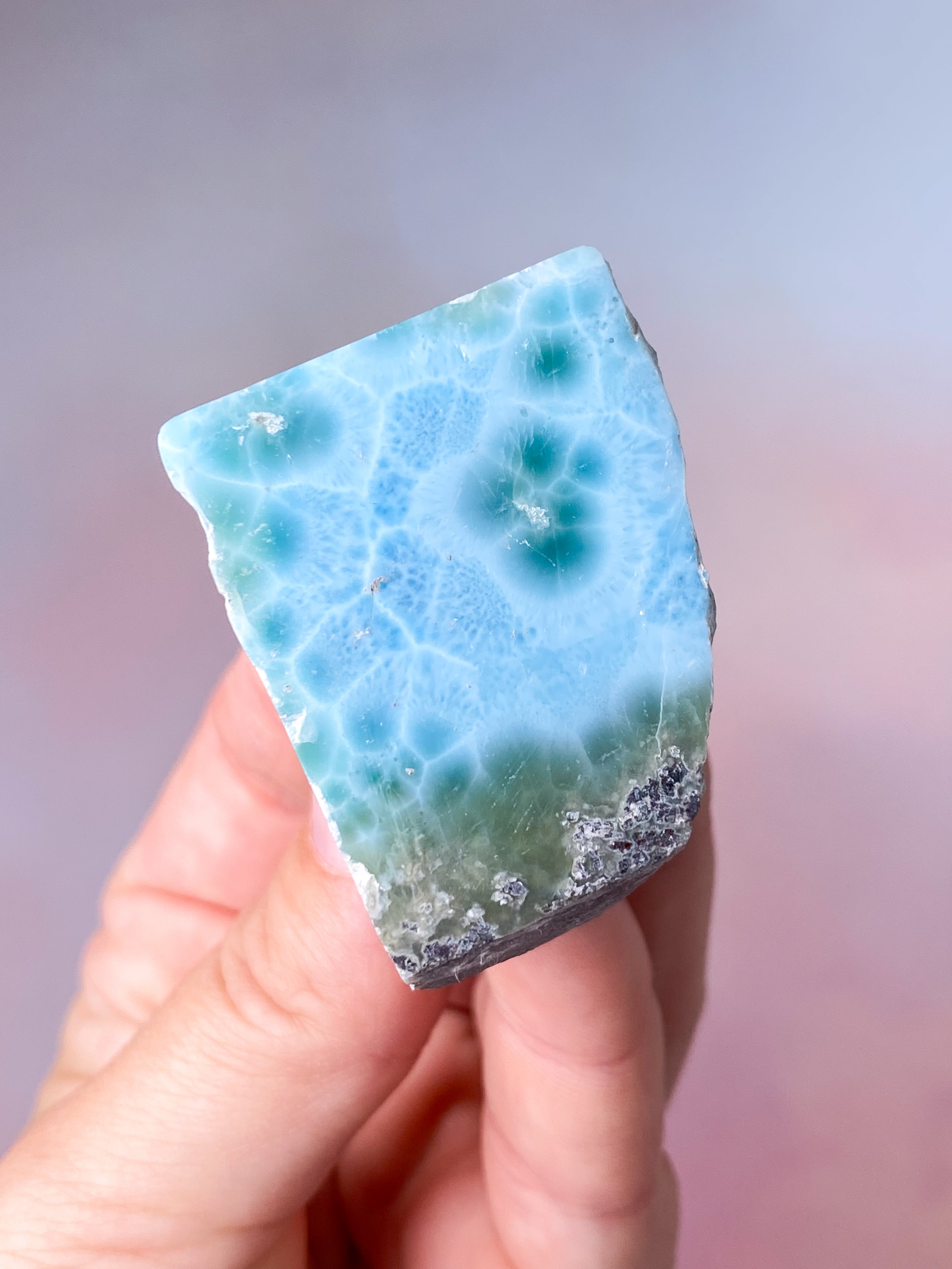 Larimar Semipoleret (Nr. 2)