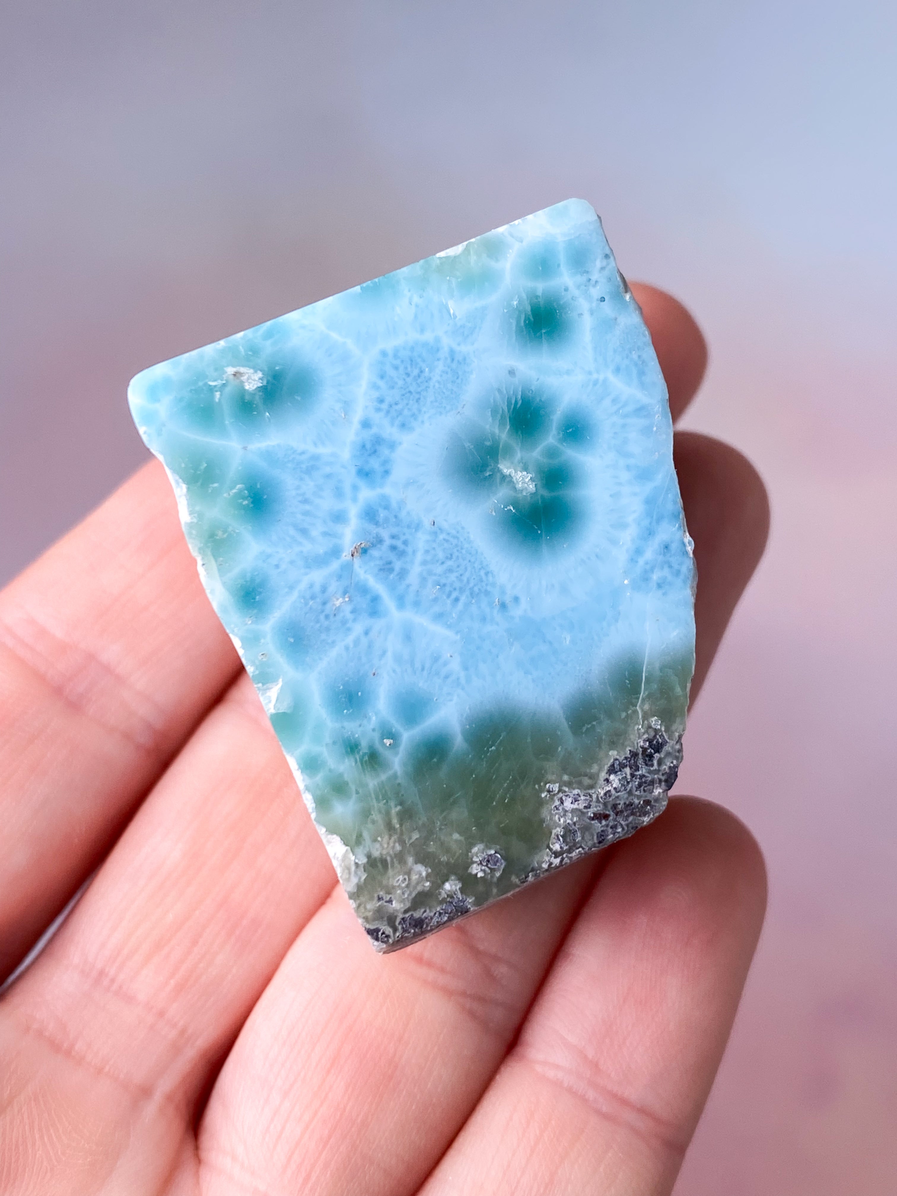 Larimar Semipoleret (Nr. 2)