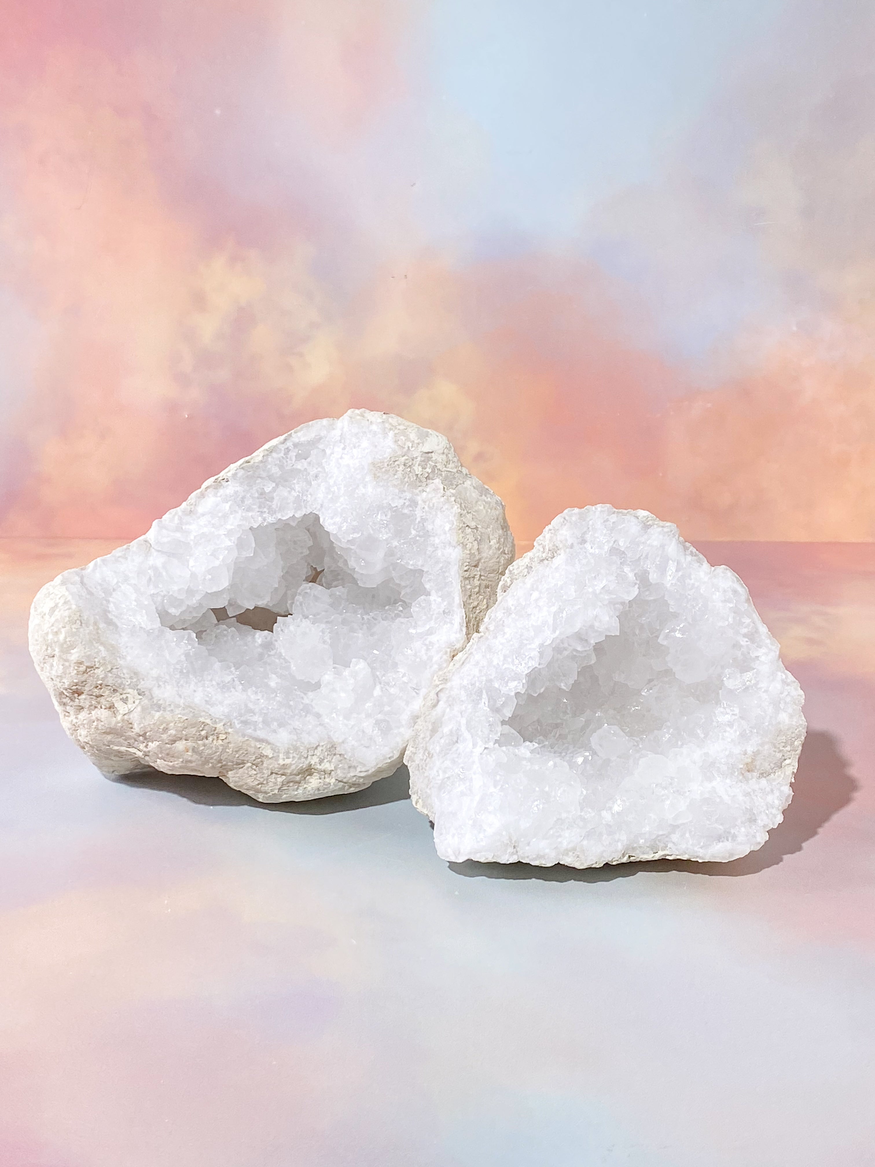 XL Bjergkrystal Geode Sæt - 5,2 kg (Nr. 13)