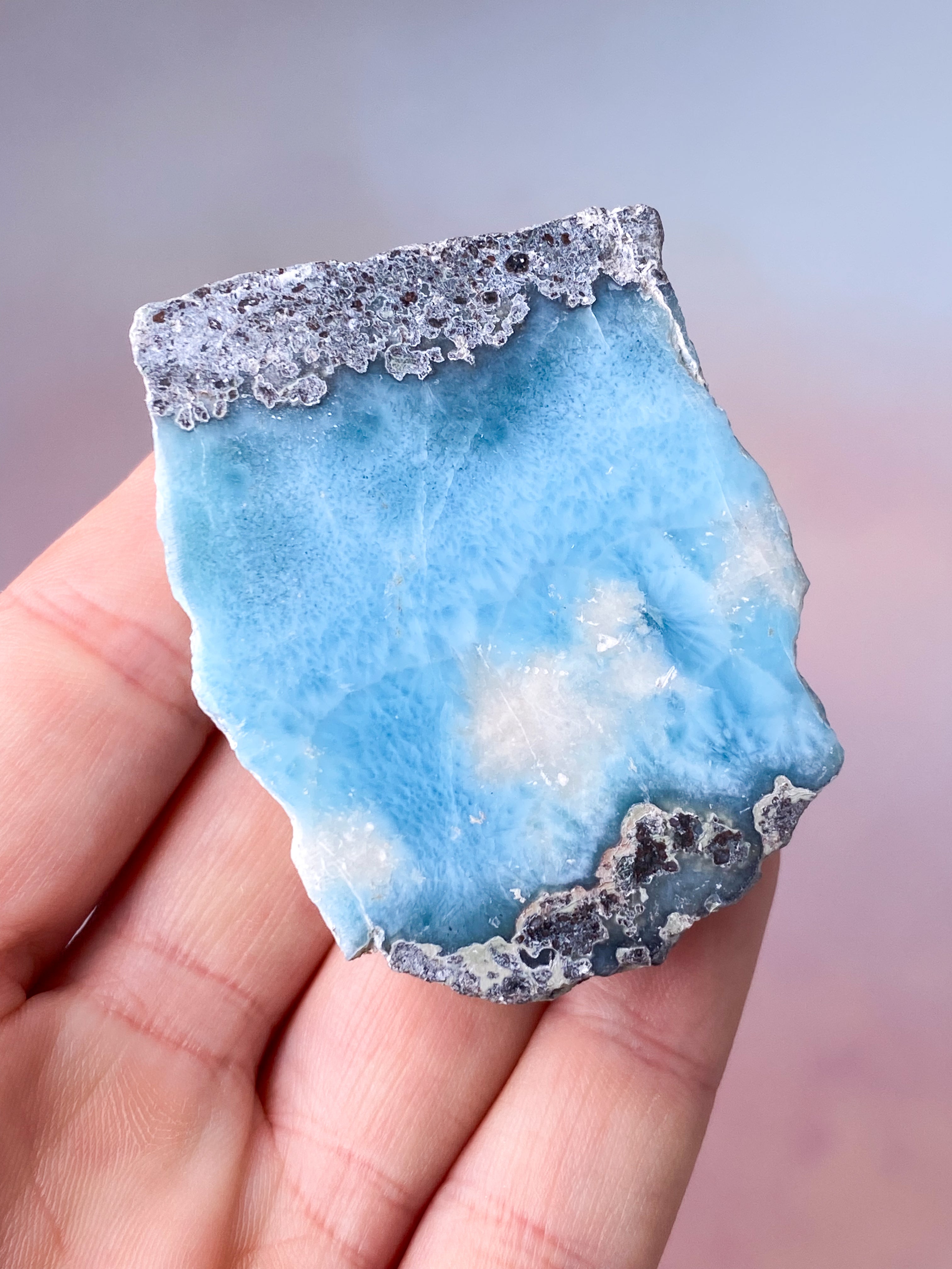 Larimar Semipoleret (Nr. 3)