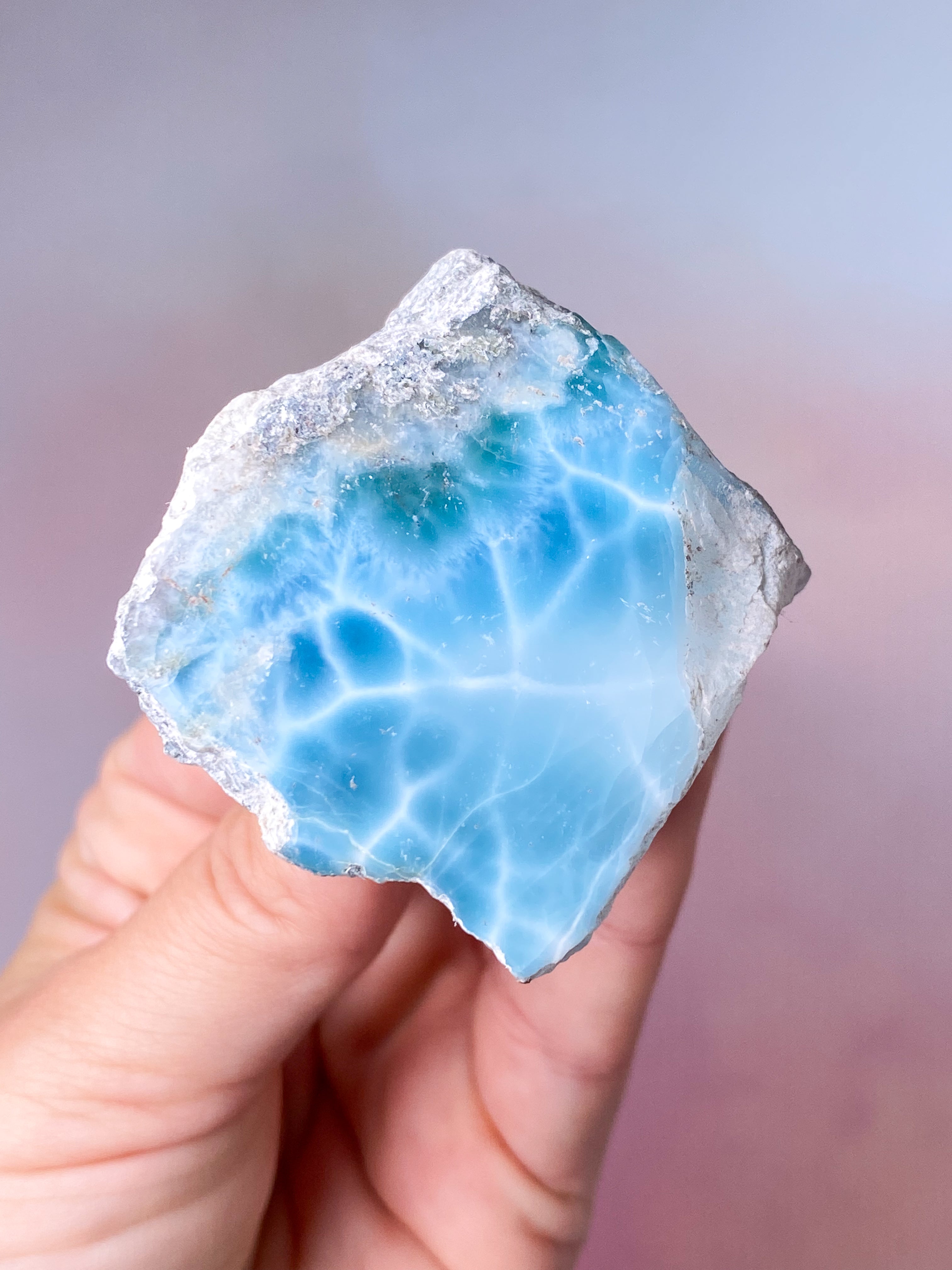 Larimar Semipoleret (Nr. 4)