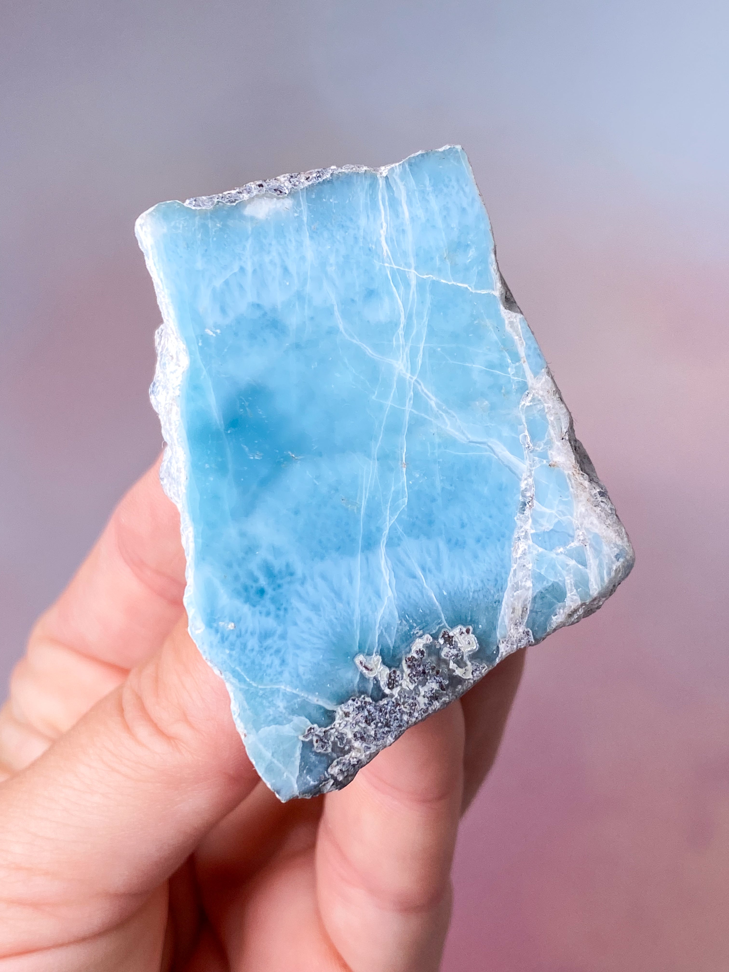 Larimar Semipoleret (Nr. 6)