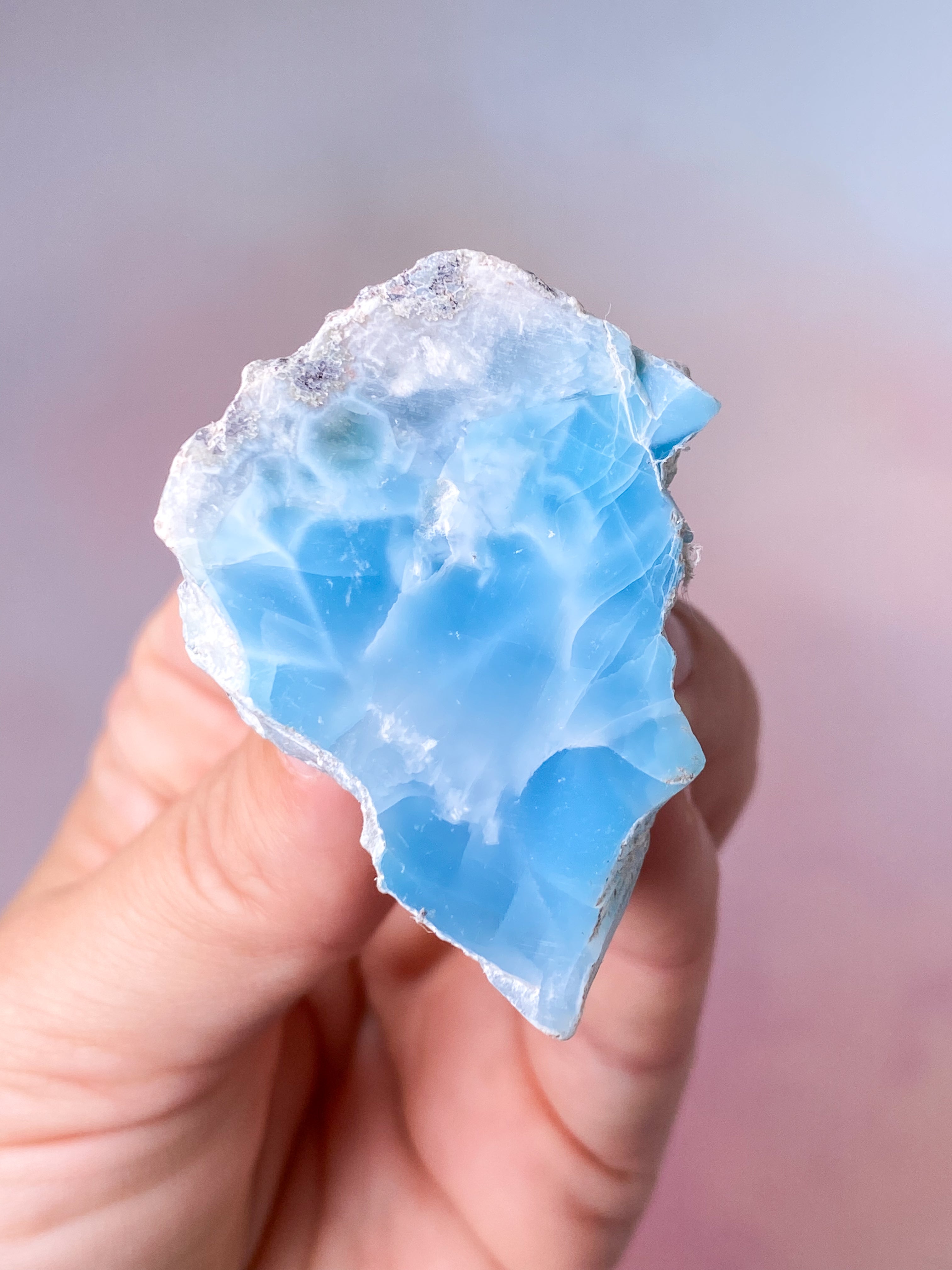 Larimar Semipoleret (Nr. 7)