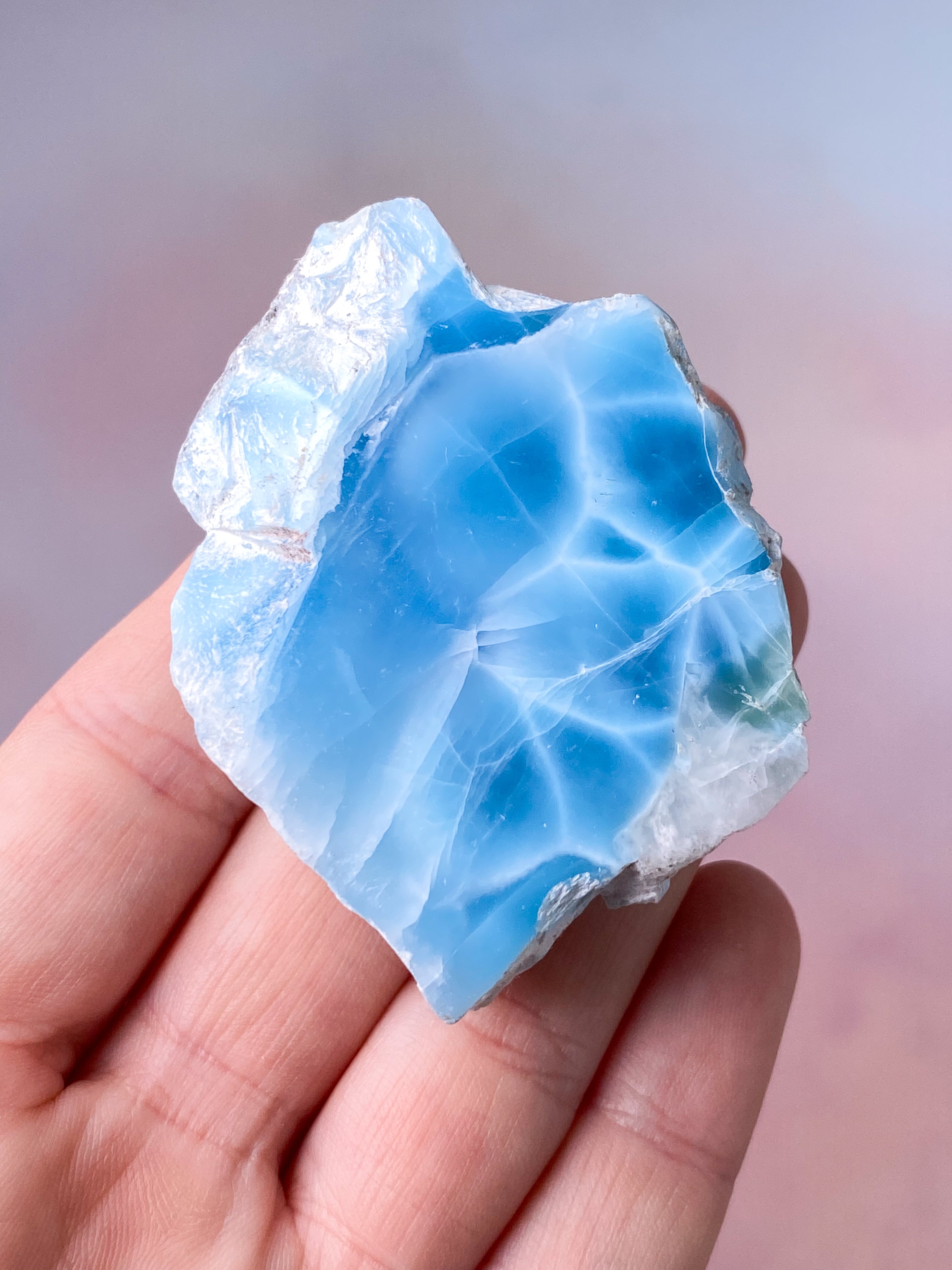 Larimar Semipoleret (Nr. 8)