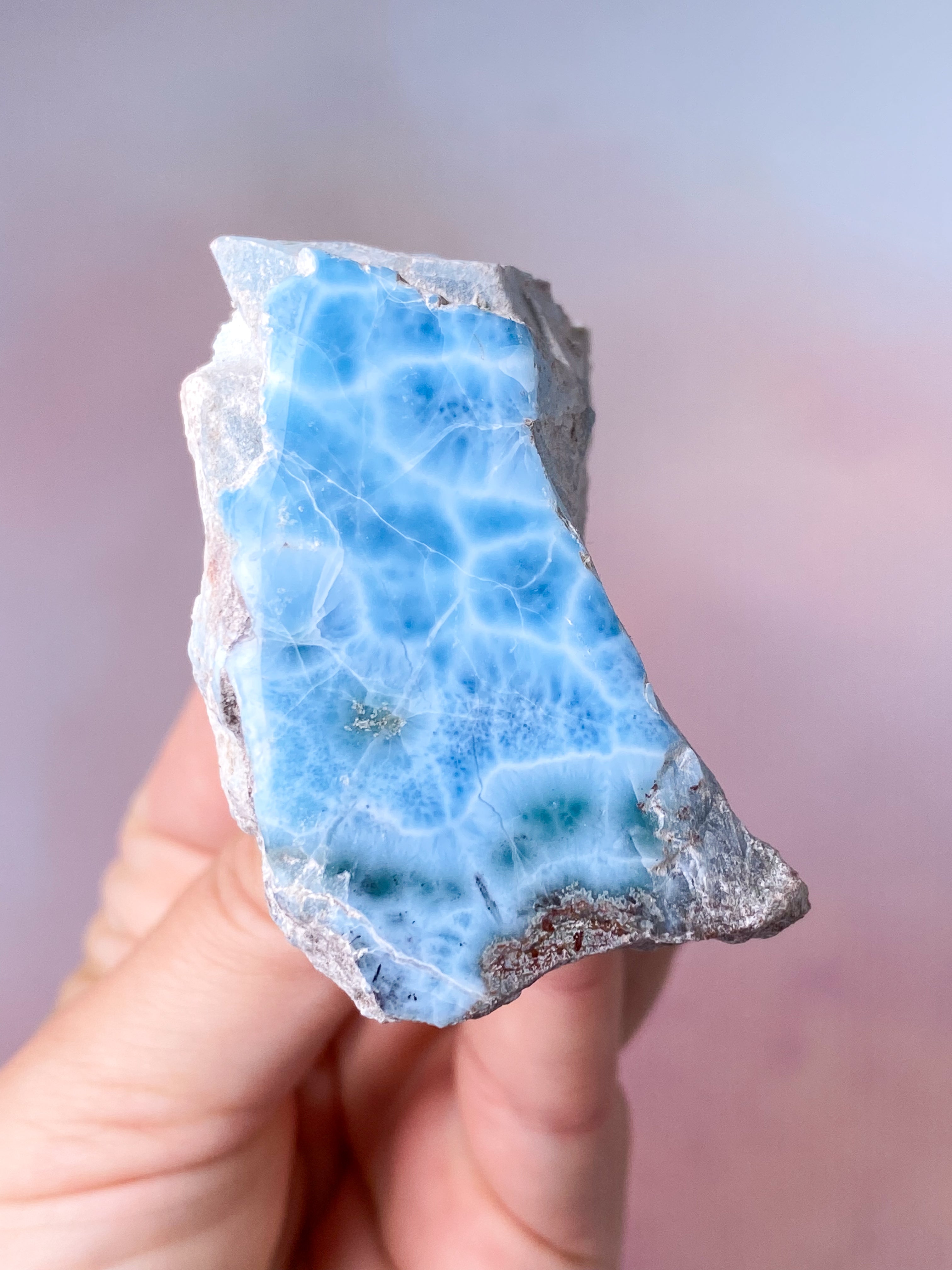 Larimar Semipoleret (Nr. 10)