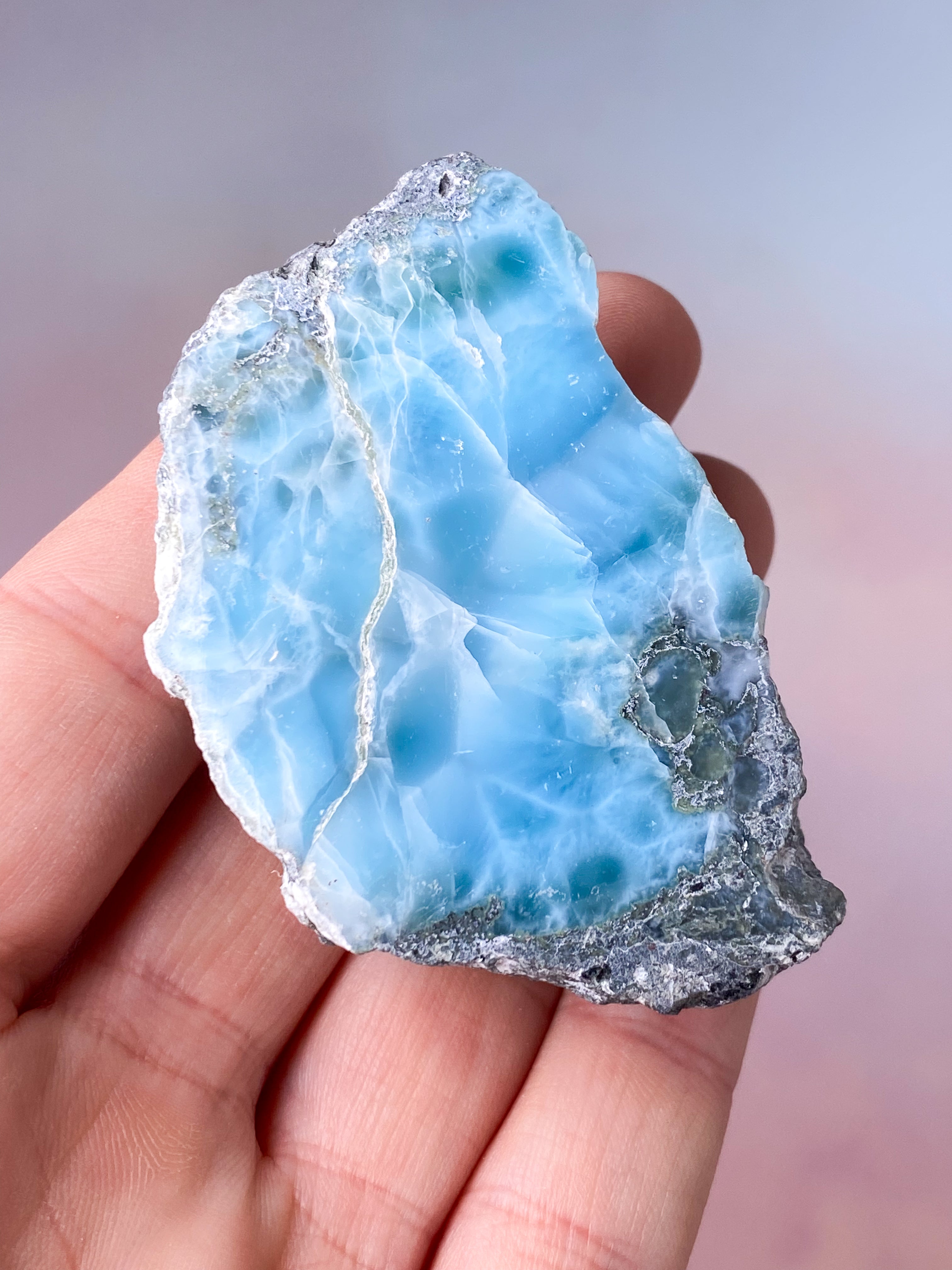 Larimar Semipoleret (Nr. 12)