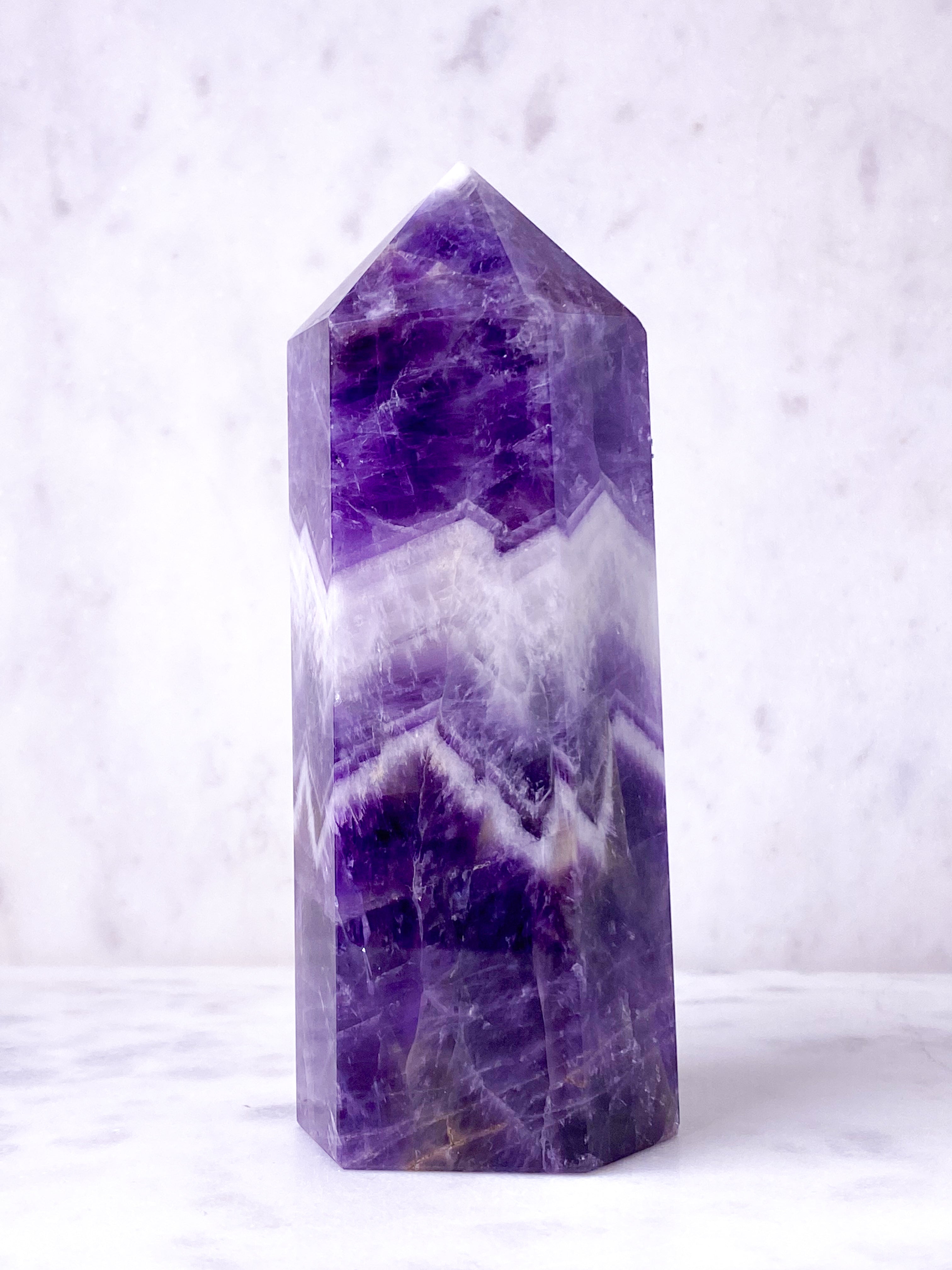 Chevron Amethyst Tower