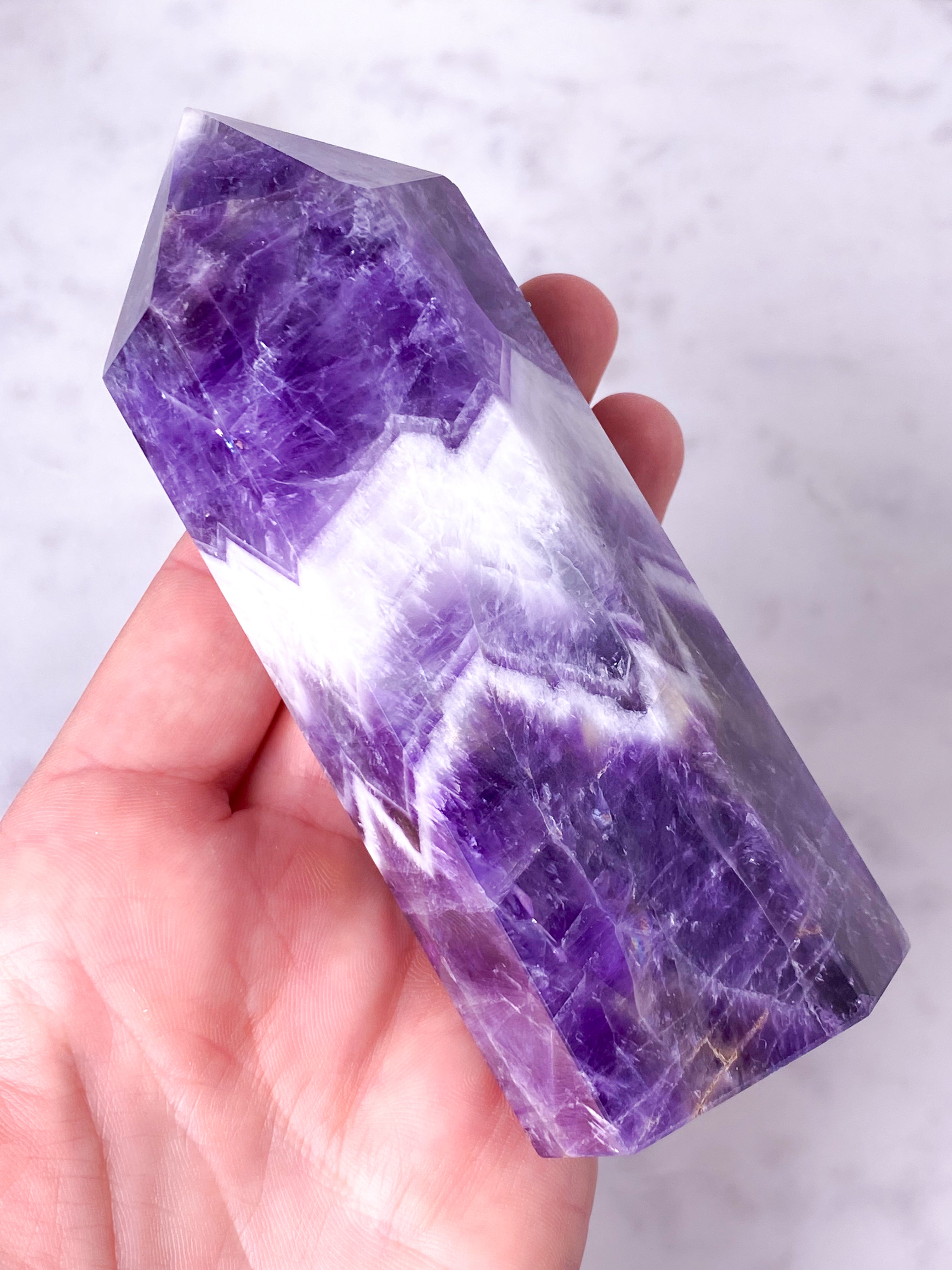 Chevron Amethyst Tower