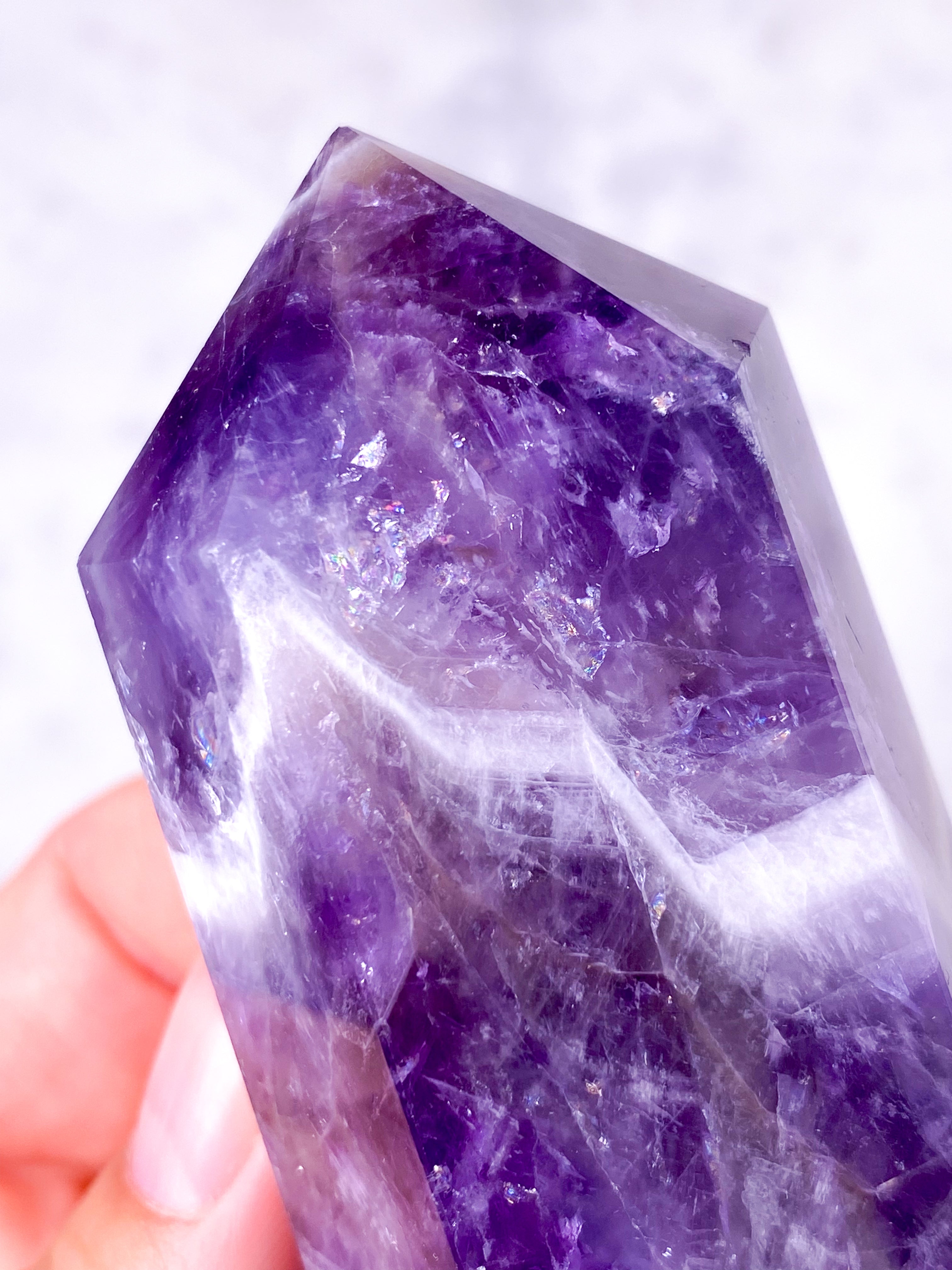 Chevron Amethyst Tower