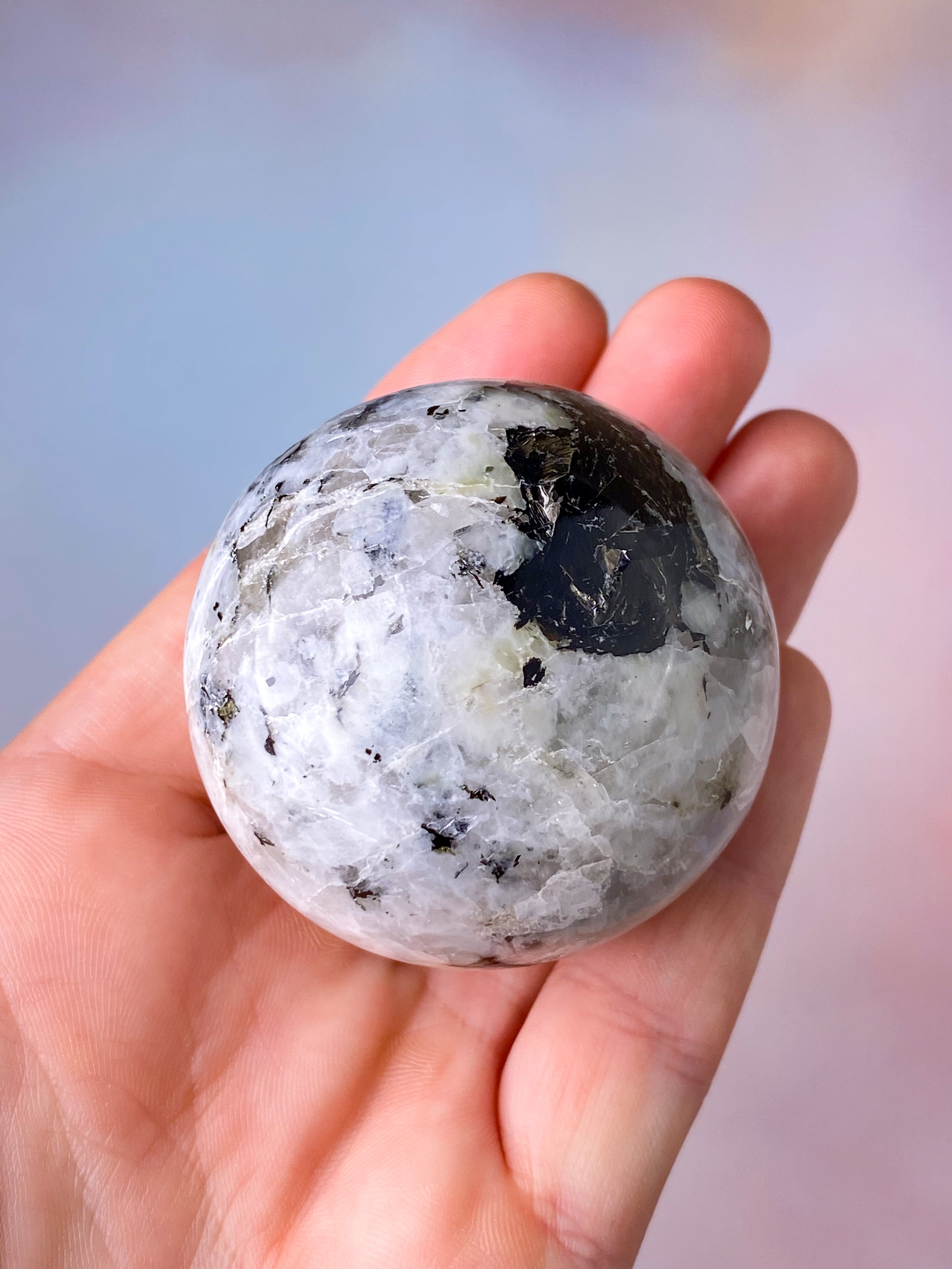 Rainbow Moonstone Palmstone