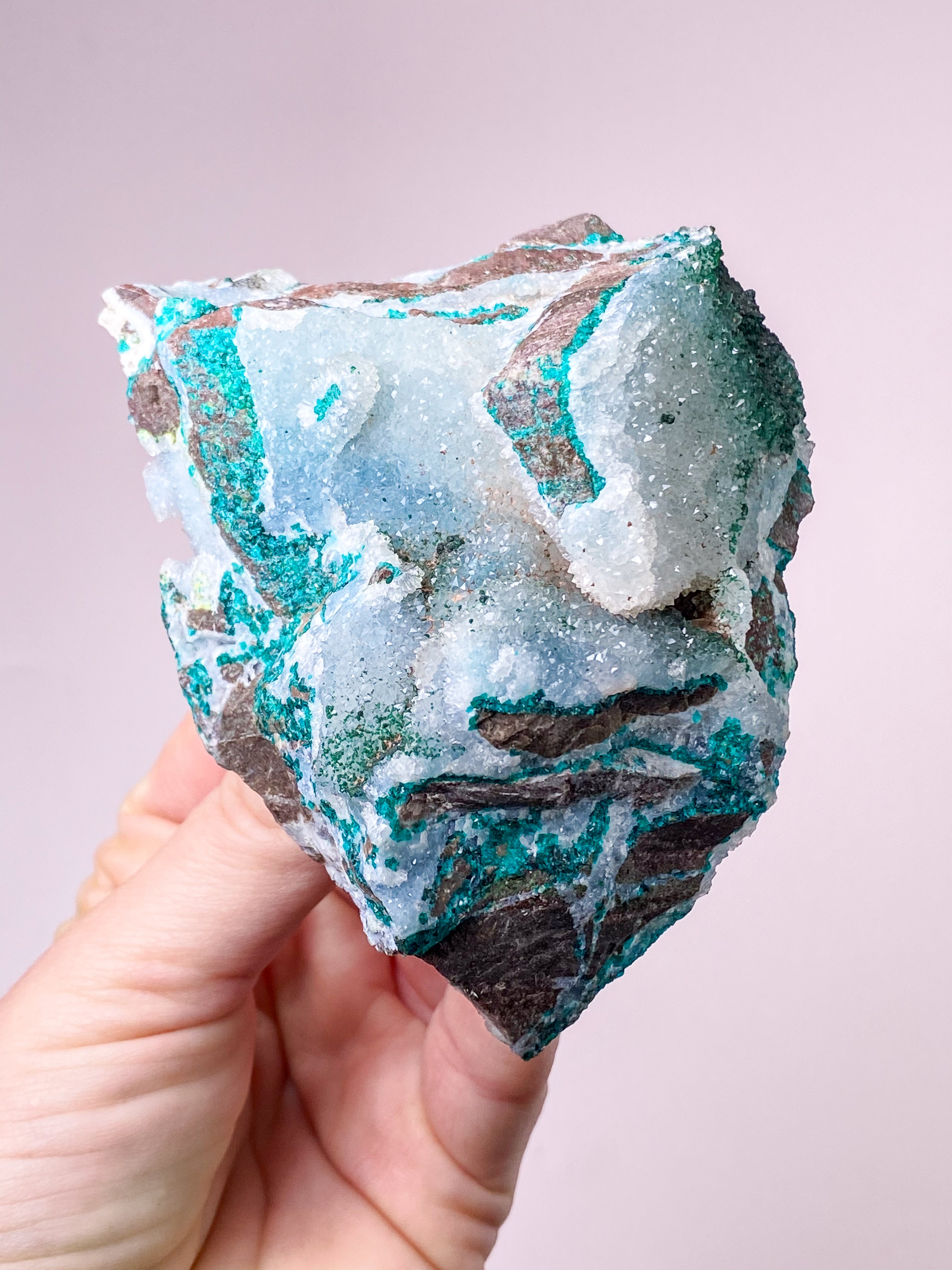 Druzy Dioptase (Nr. 14)