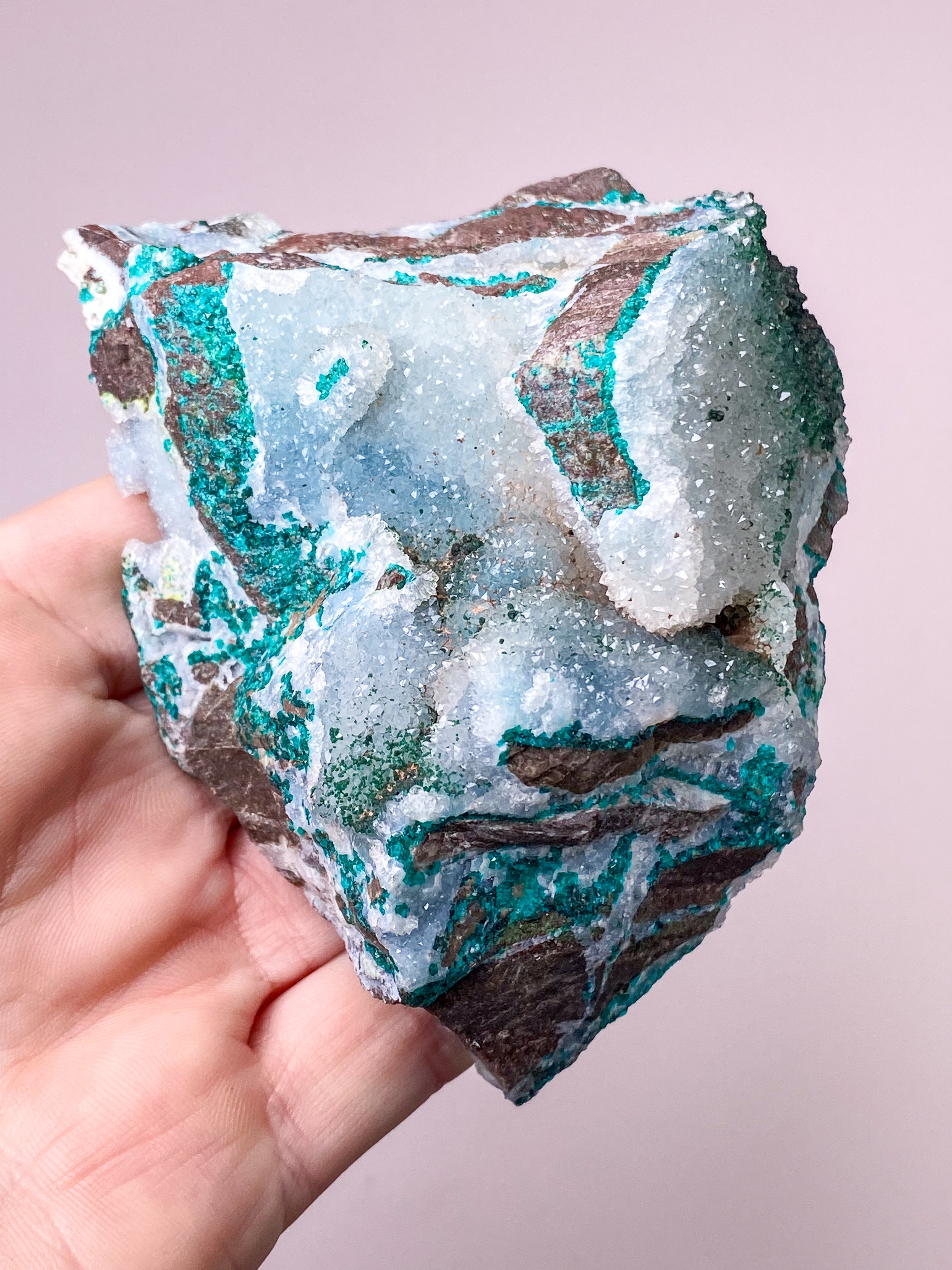 Druzy Dioptase (Nr. 14)