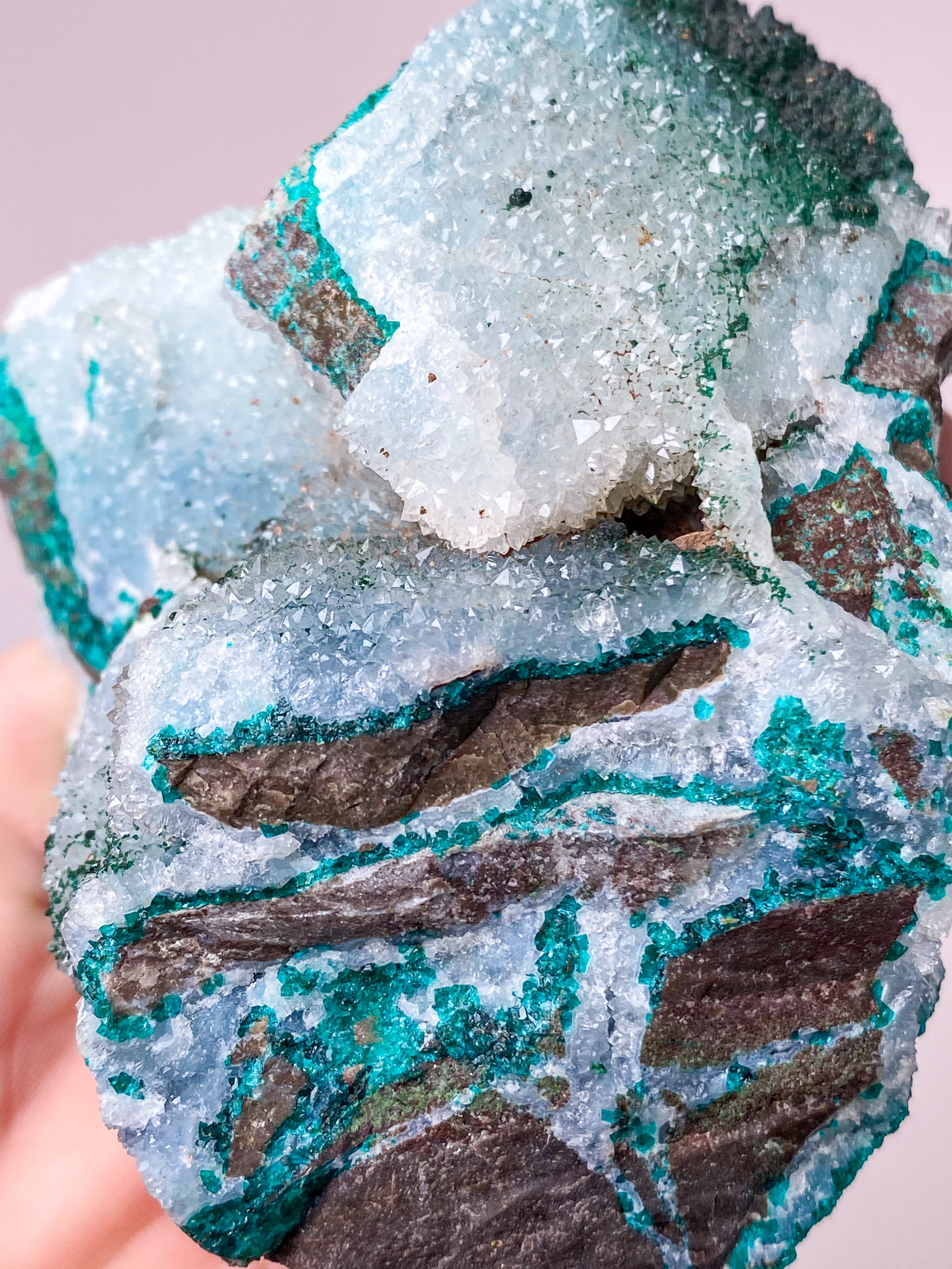 Druzy Dioptase (Nr. 14)