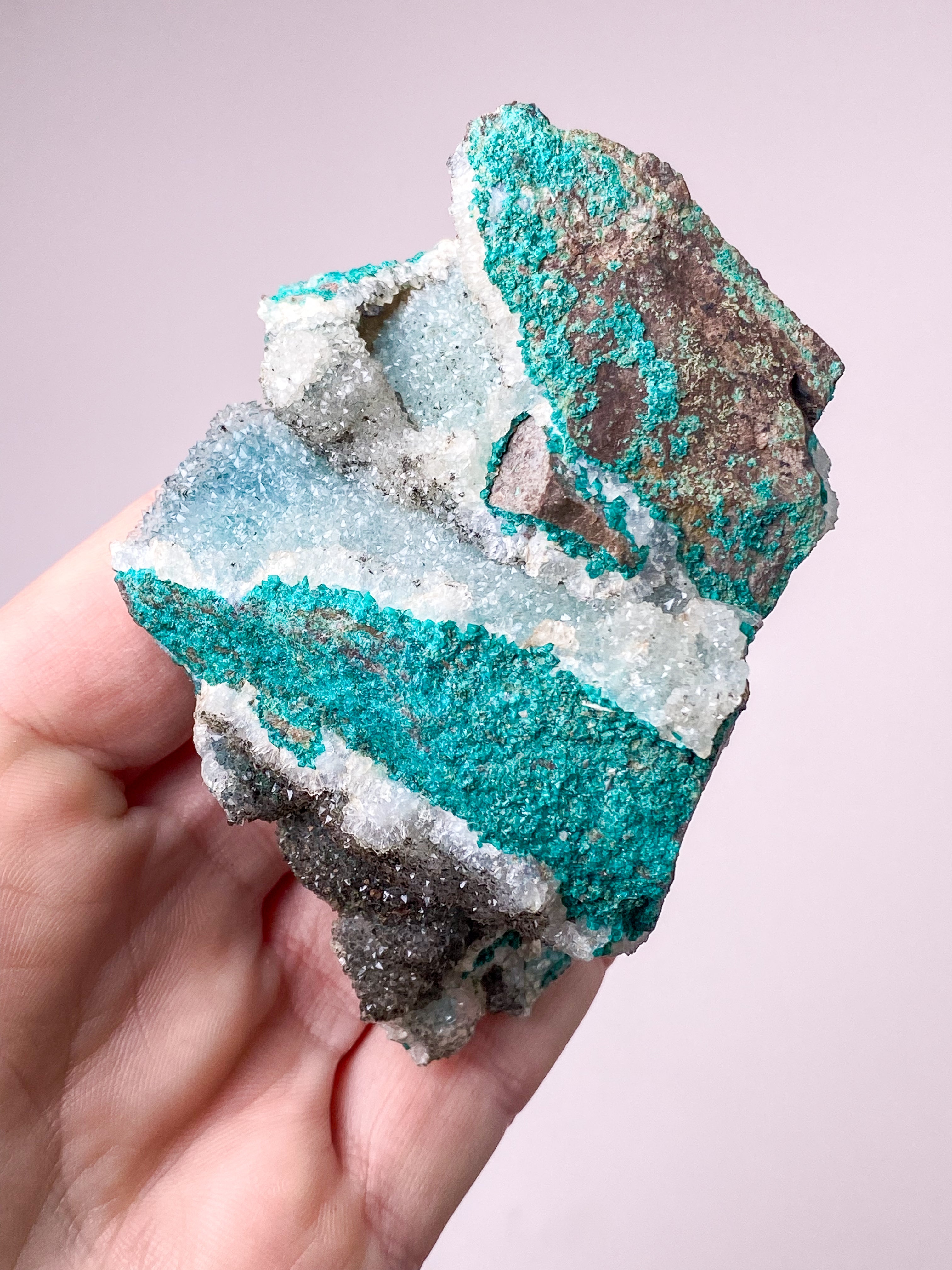 Druzy Dioptase (Nr. 15)