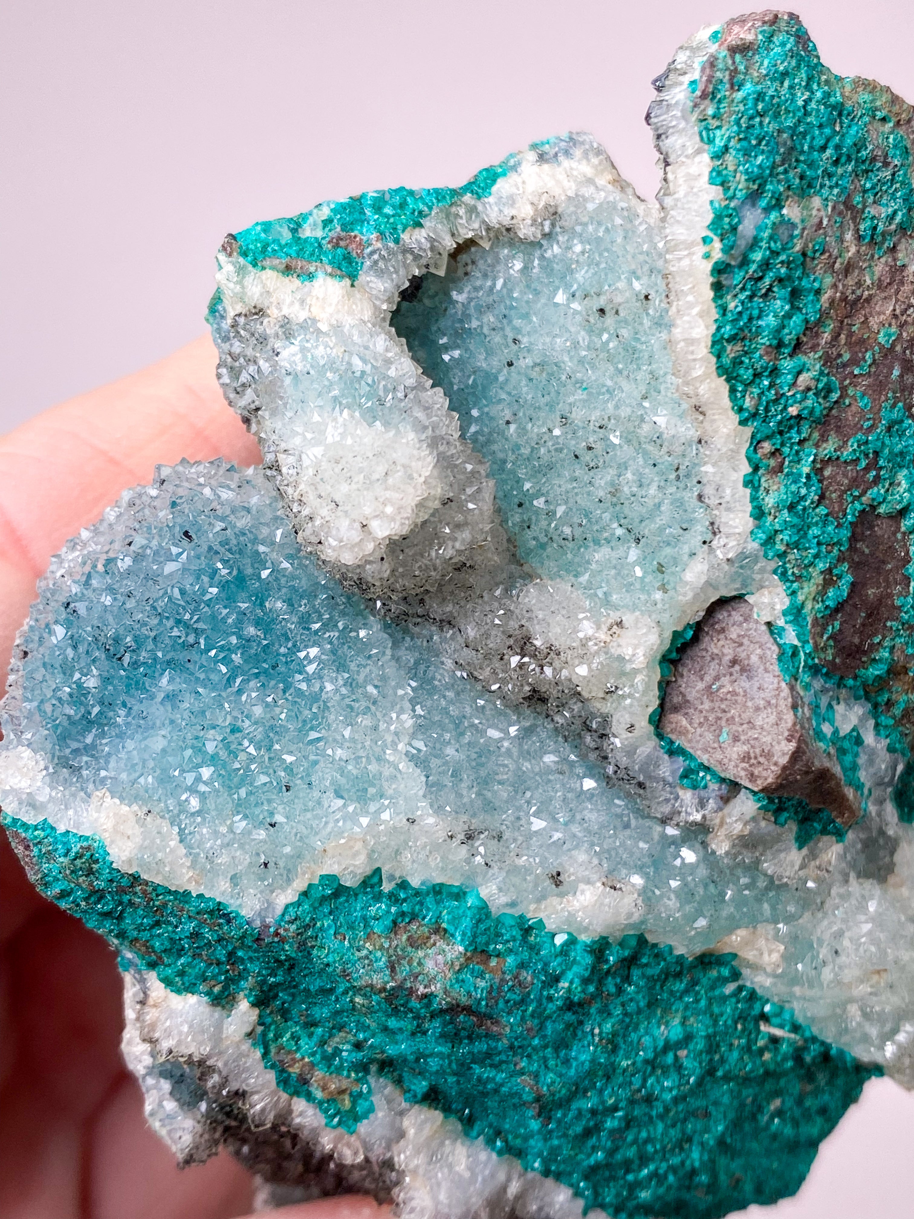 Druzy Dioptase (Nr. 15)