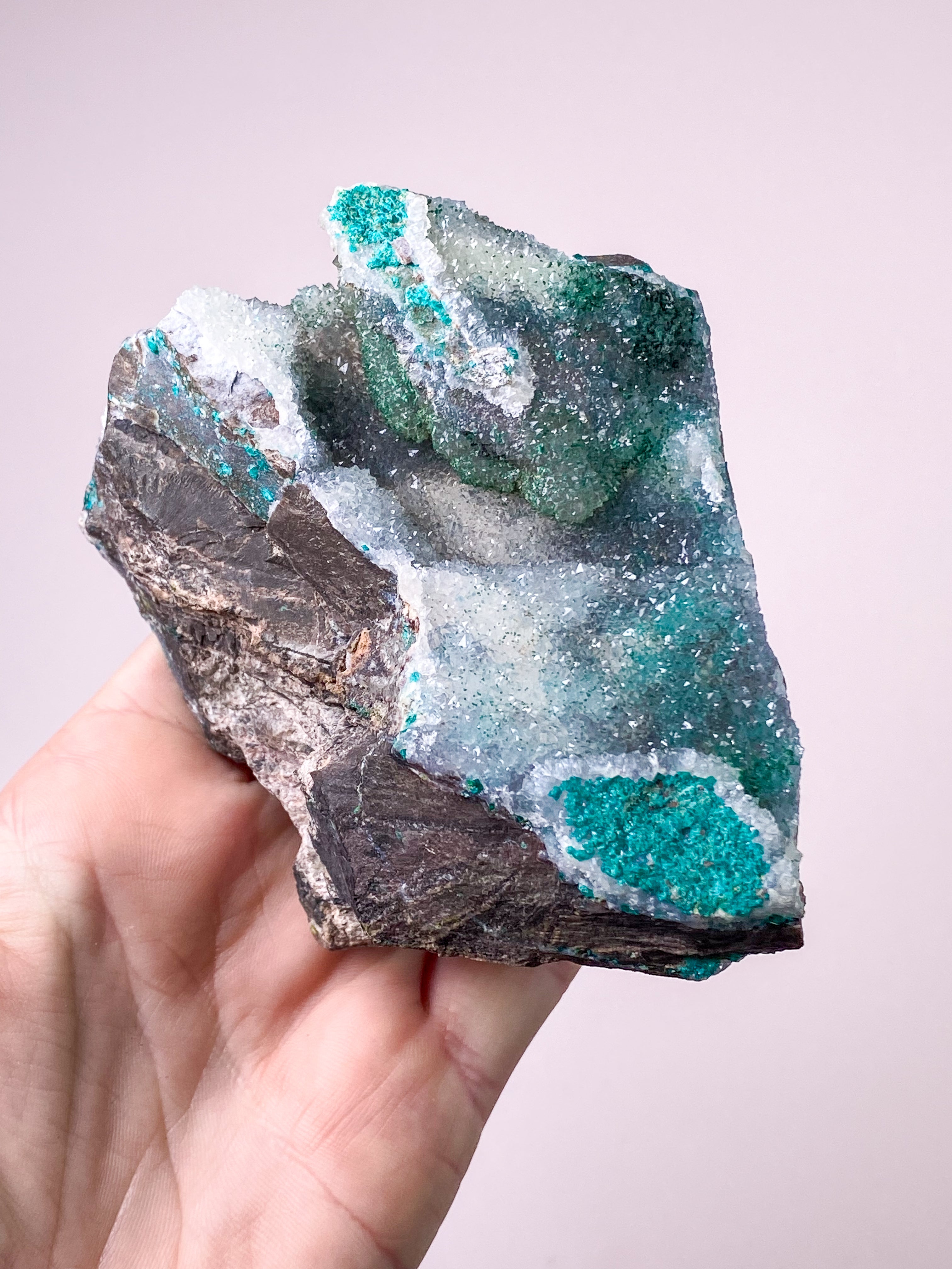 Druzy Dioptase (Nr. 23)