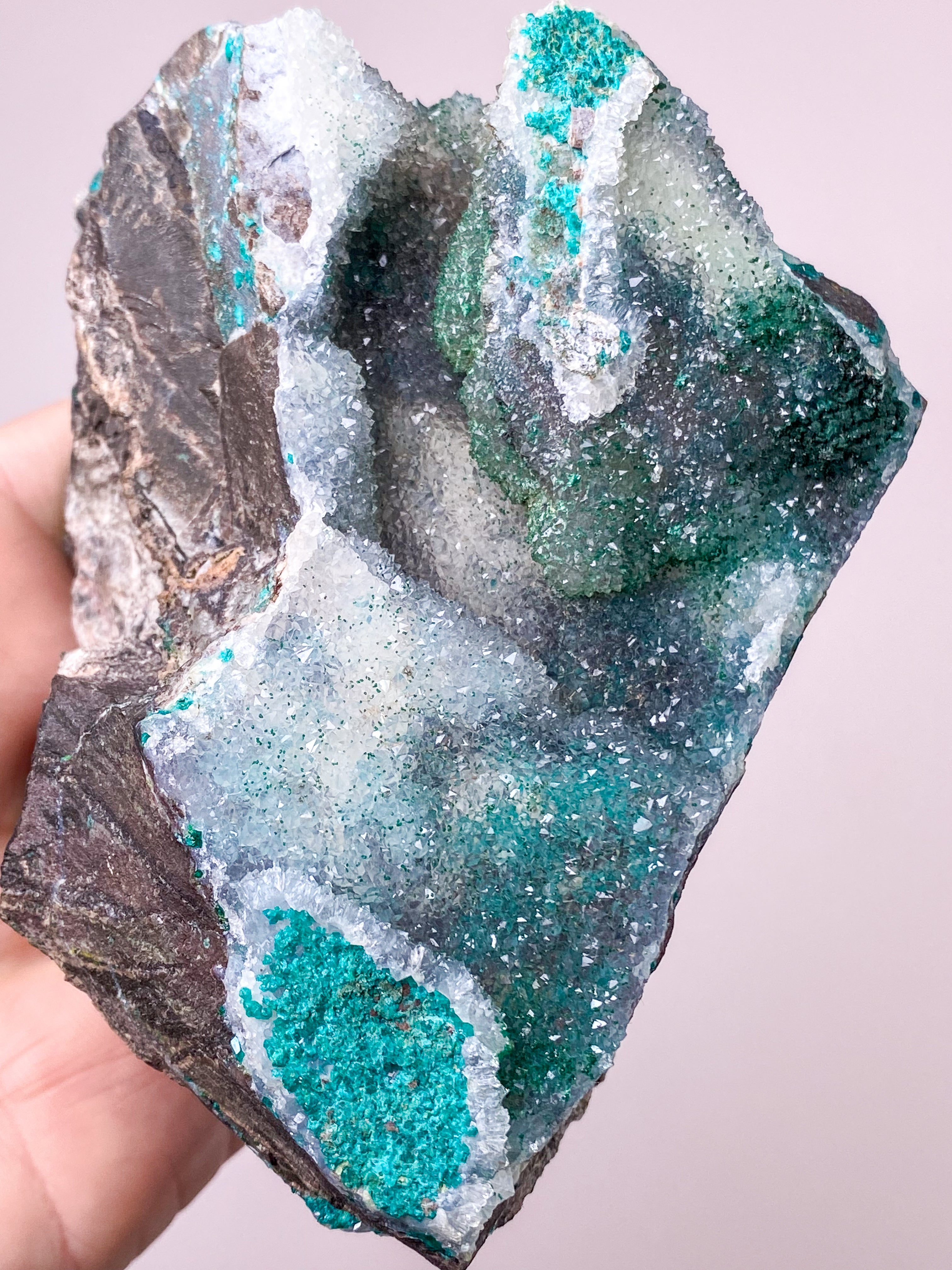 Druzy Dioptase (Nr. 23)