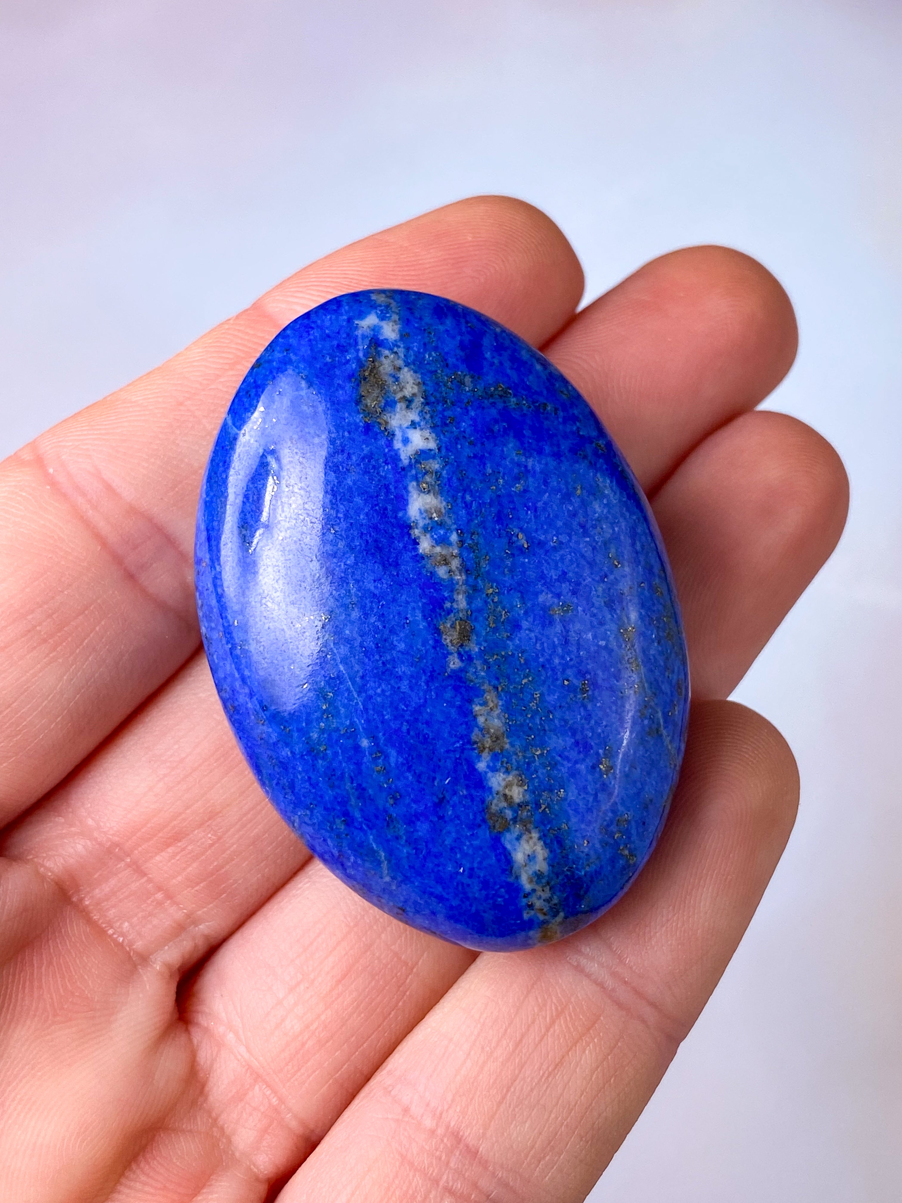 Lapis Lazuli Palmstone (Nr. 5)