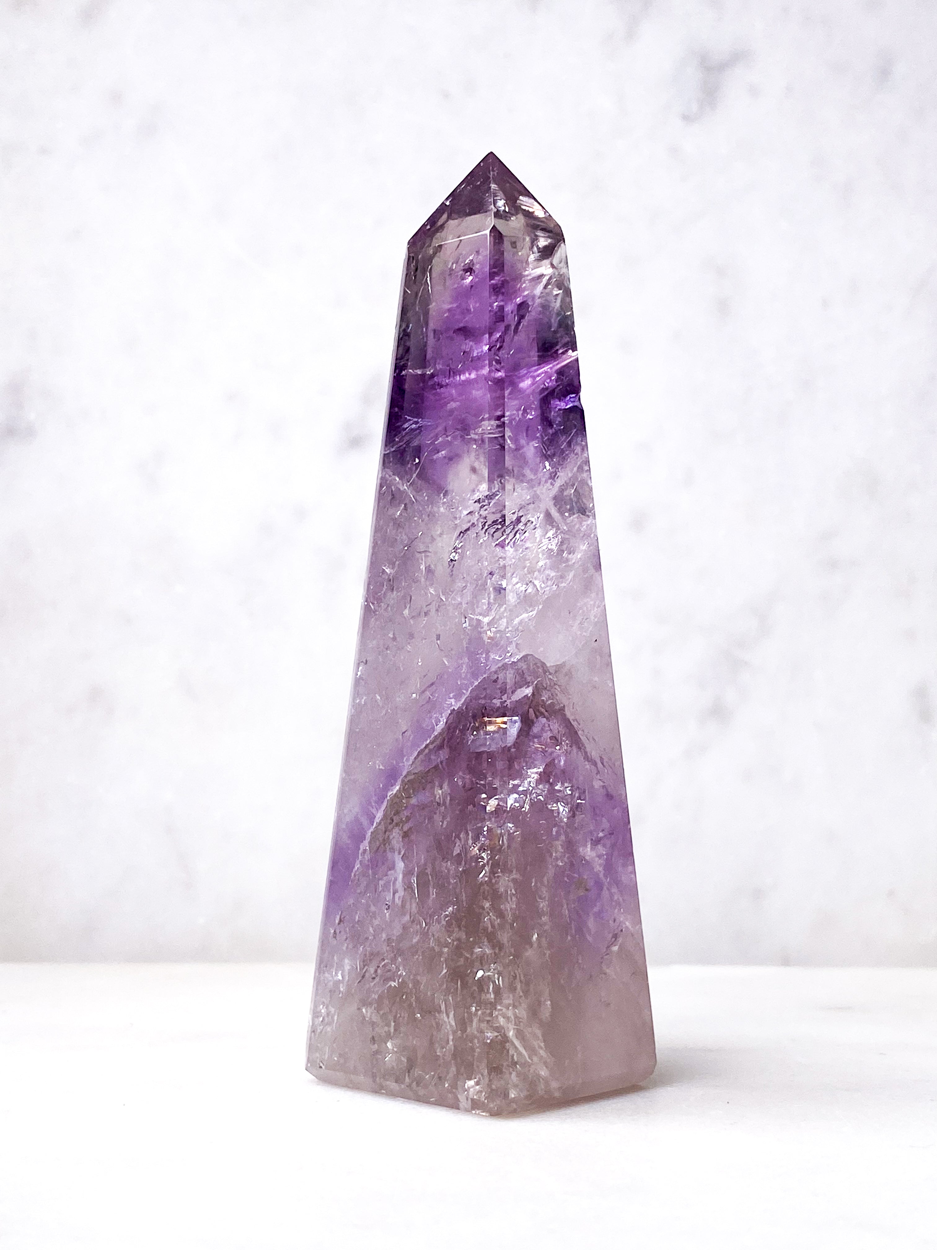 Smokey Fantom Ametyst Obelisk (Nr. 11)