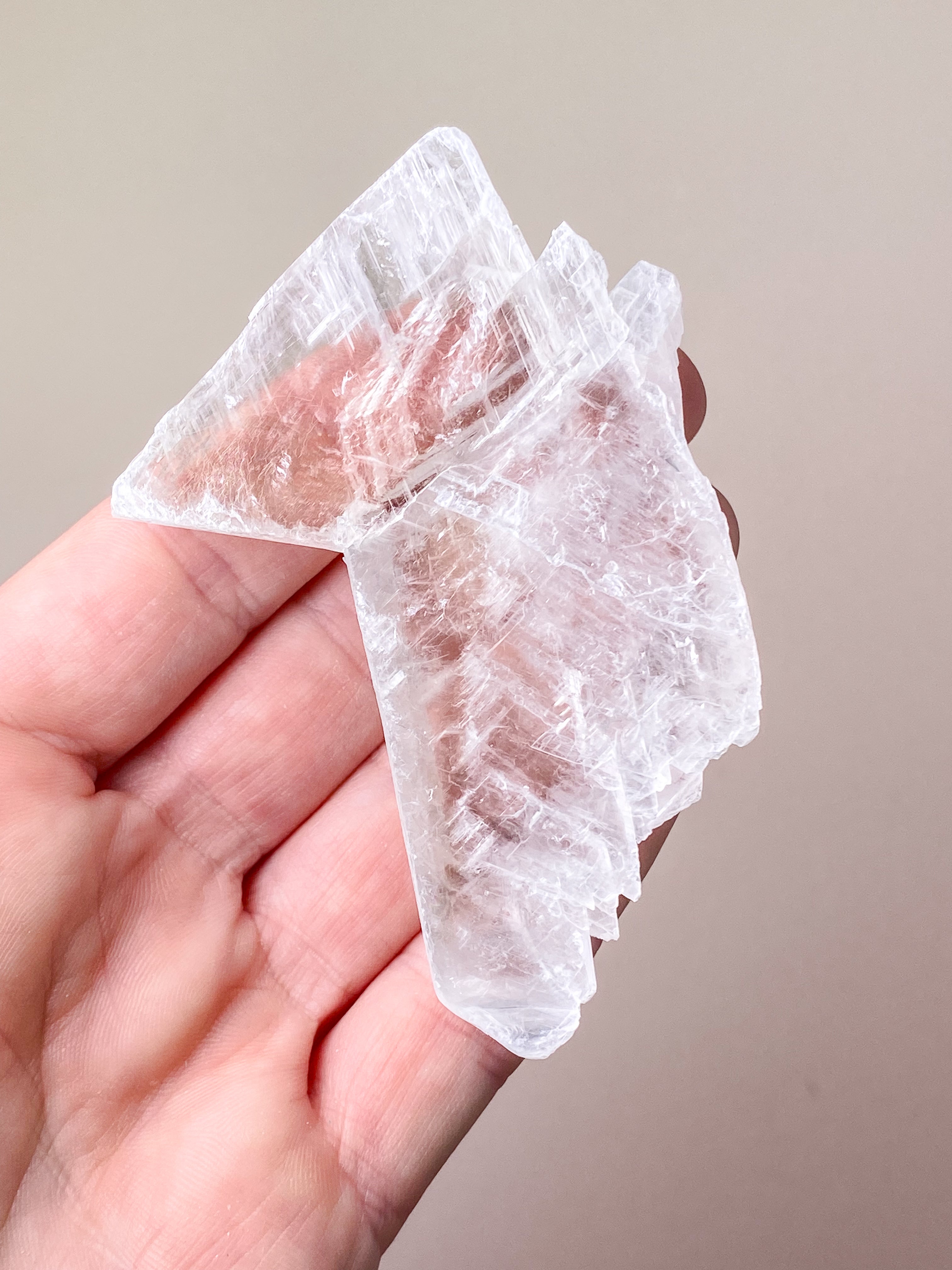 Fishtail/Angels Wing Selenit (Nr. 11) Eksklusiv Kvalitet