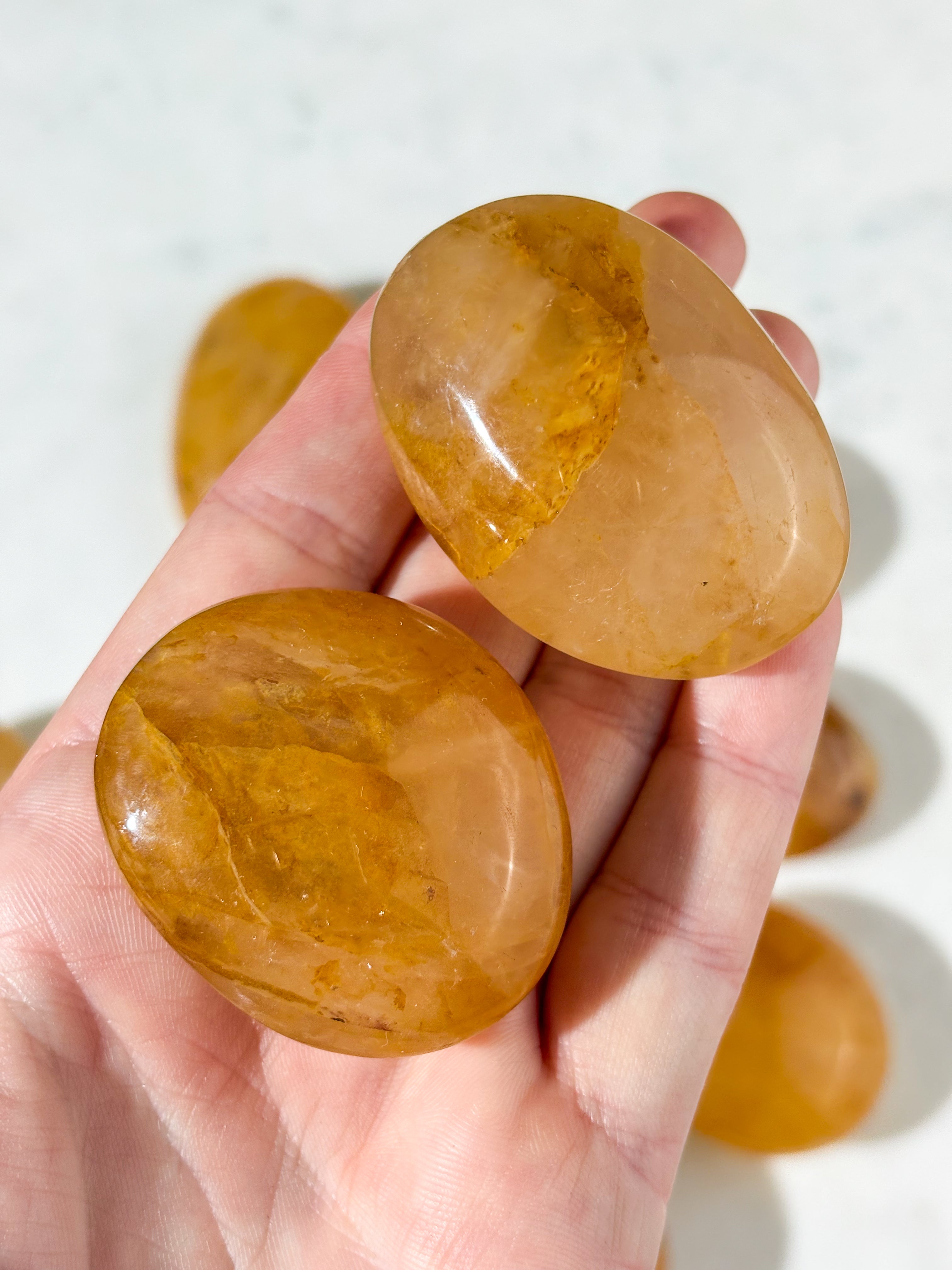 Golden Healer Palmstone