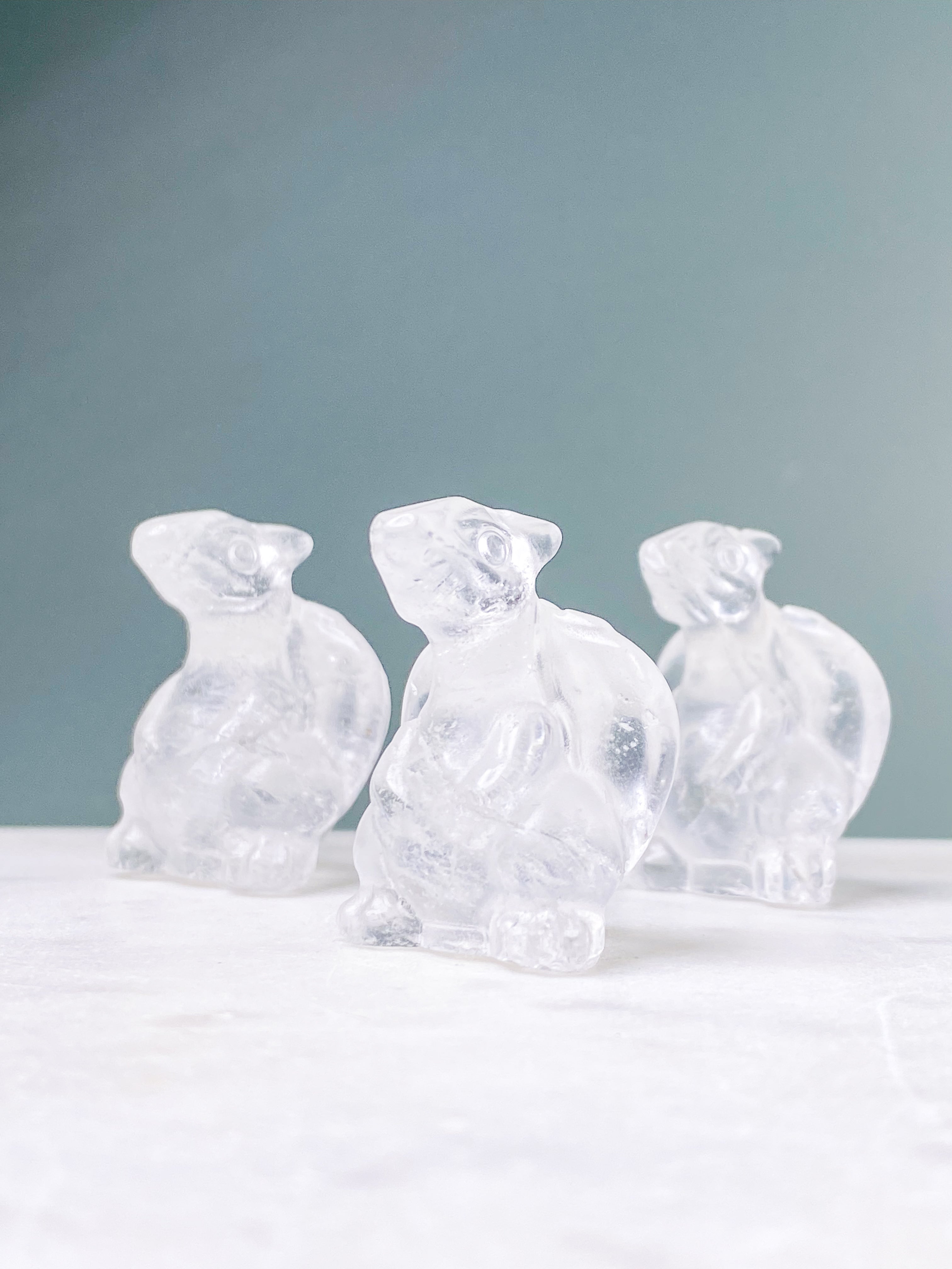 Rock crystal pocket stone