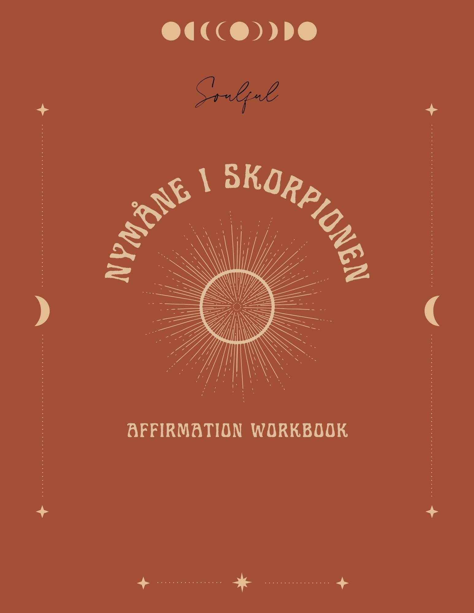 Nymåne i Skorpionen - Affirmations Workbook