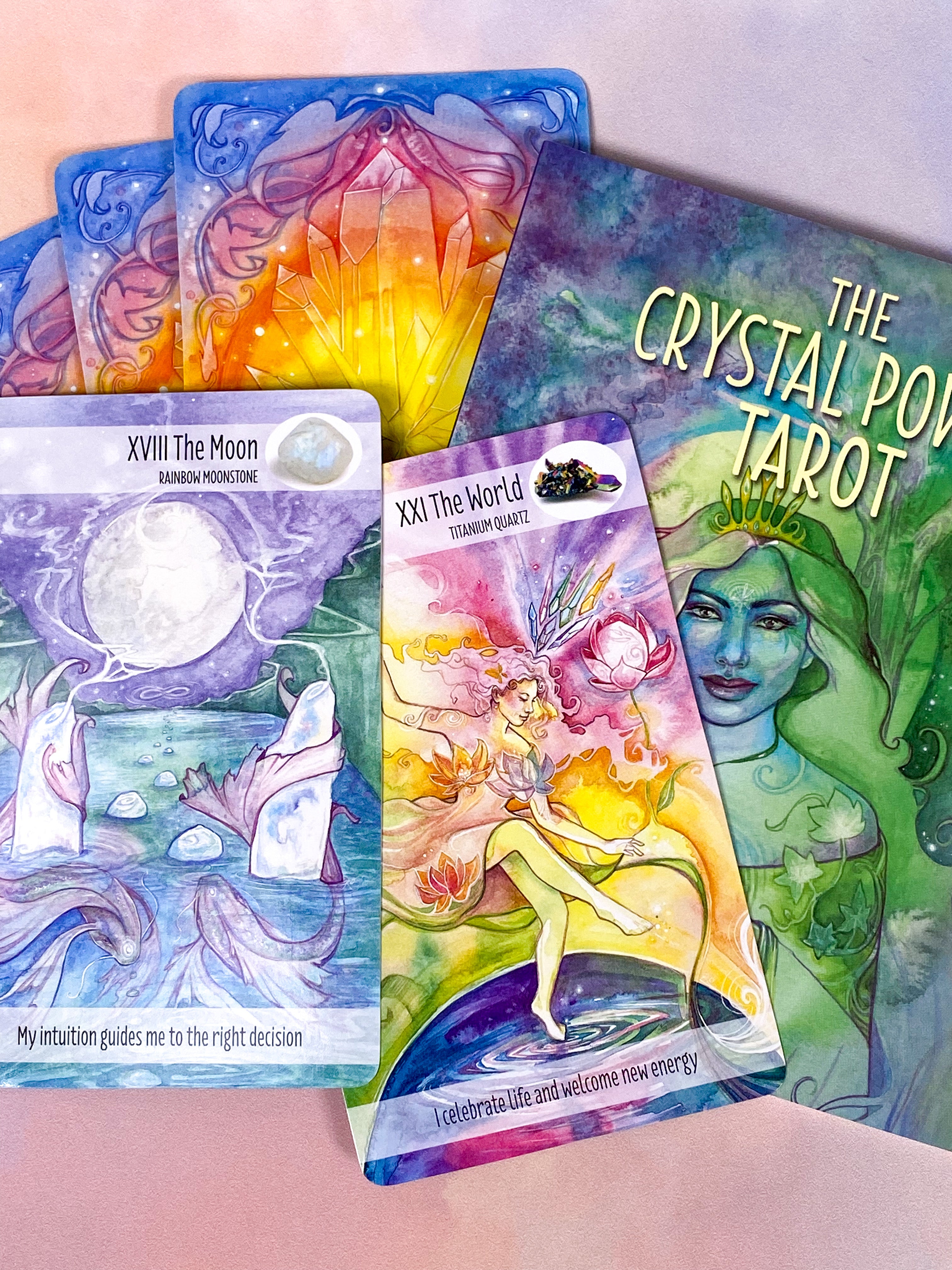 The Crystal Power Tarot ''Tarotkort'' af Jayne Wallace
