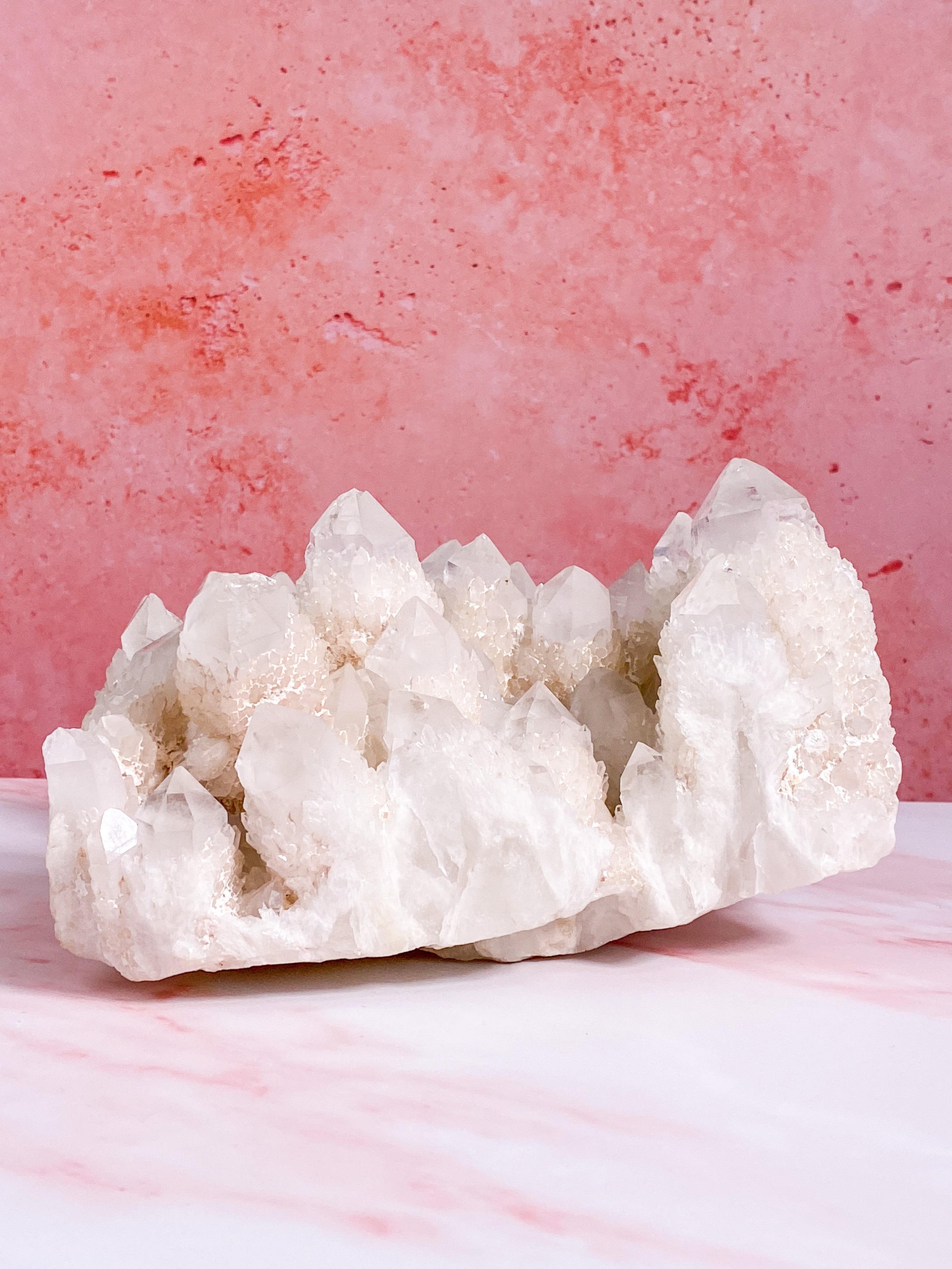 Mountain Crystal Cluster (nr X) Exklusiv kvalitet