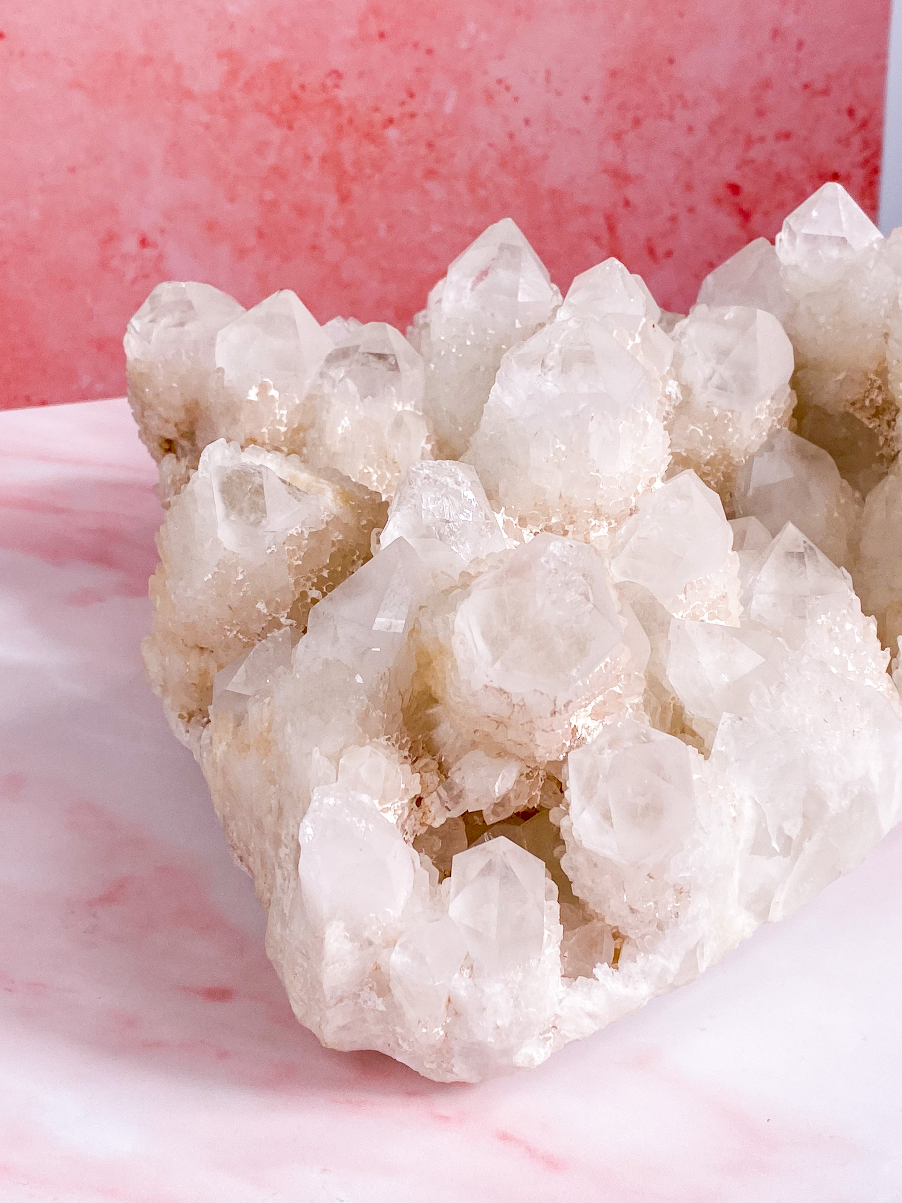 Mountain Crystal Cluster (nr X) Exklusiv kvalitet