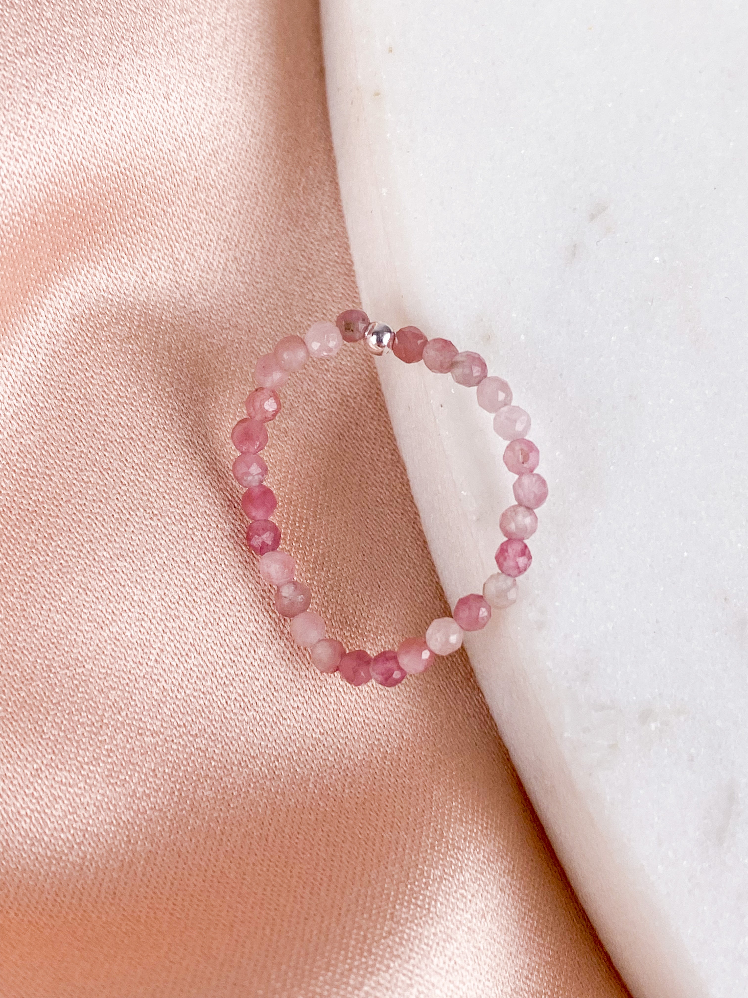 Pink Turmalin Ring (Facet)