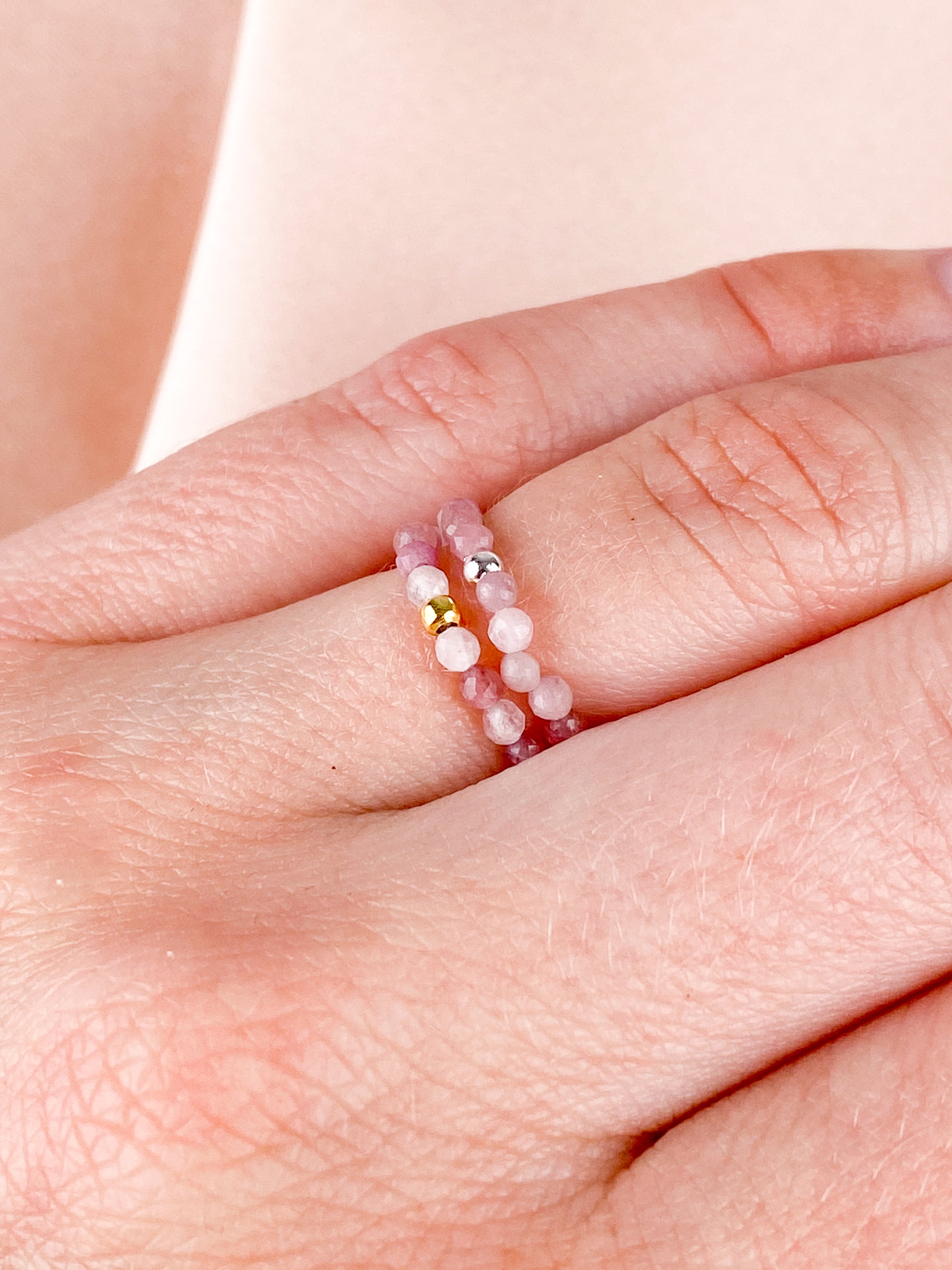 Pink Turmalin Ring (Facet)